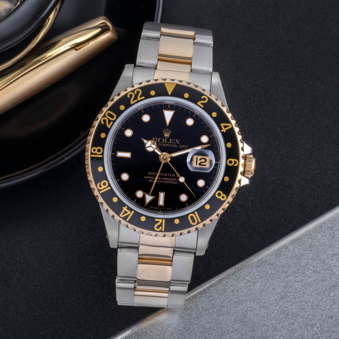 Rolex GMT-Master II 16713 (Onbekend (willekeurig serienummer)) - 40mm Goud/Staal (1/8)