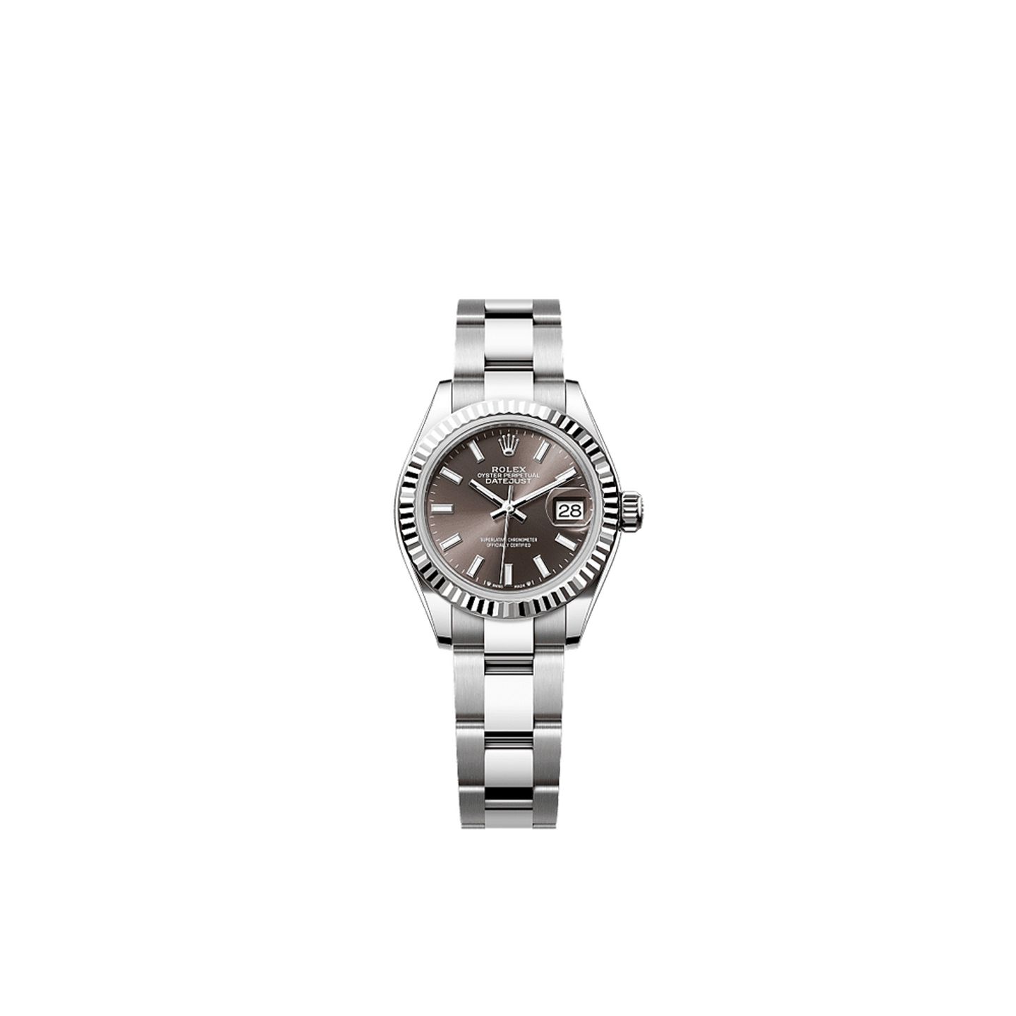 Rolex Lady-Datejust 279174 (2025) - Grijs wijzerplaat 28mm Staal (1/1)