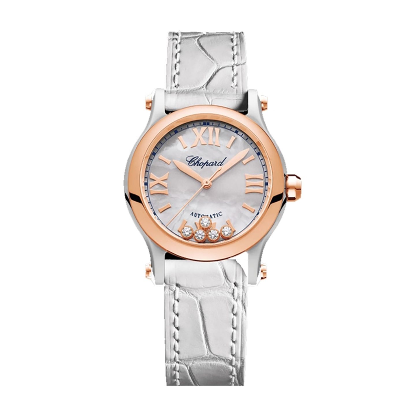 Chopard Happy Sport 278573-6018 (2024) - Parelmoer wijzerplaat 30mm Goud/Staal (1/2)