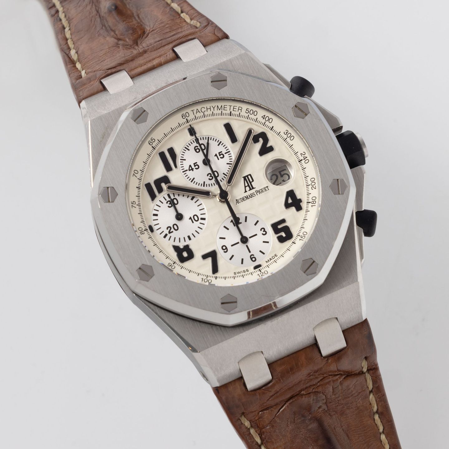 Audemars Piguet Royal Oak Offshore Chronograph Volcano 26170ST (Onbekend (willekeurig serienummer)) - Zwart wijzerplaat 42mm Staal (6/8)