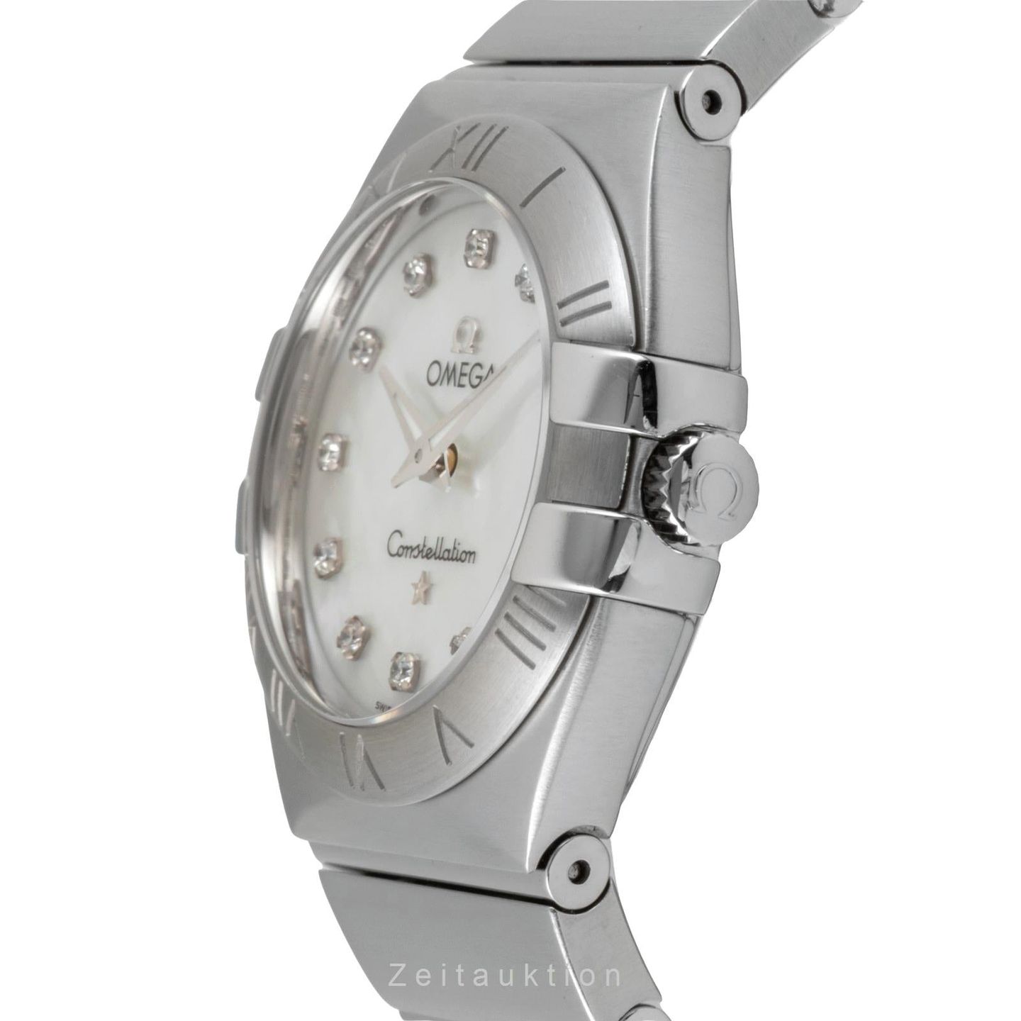 Omega Constellation Quartz 123.10.27.60.05.001 (2014) - 27mm Staal (5/8)