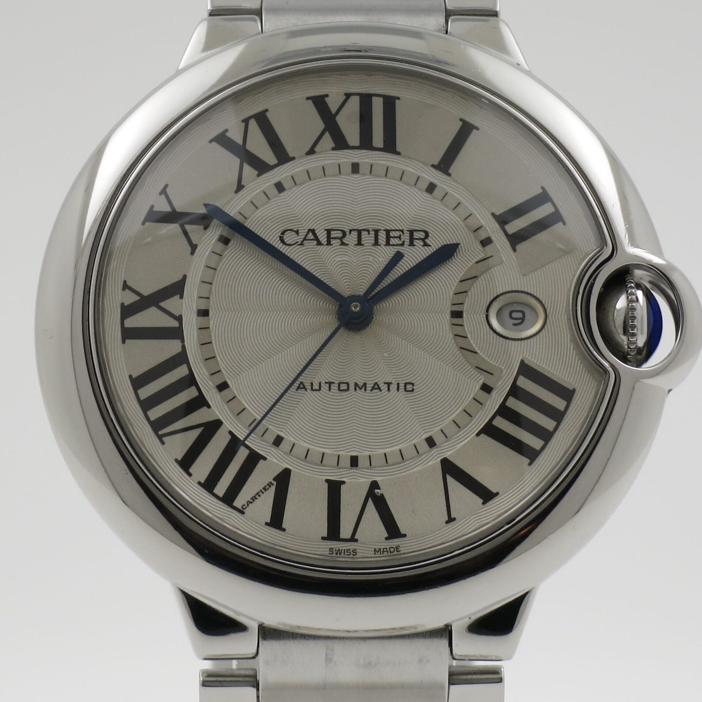 Cartier Ballon Bleu 42mm W69012Z4 (2009) - Zilver wijzerplaat 44mm Staal (1/4)