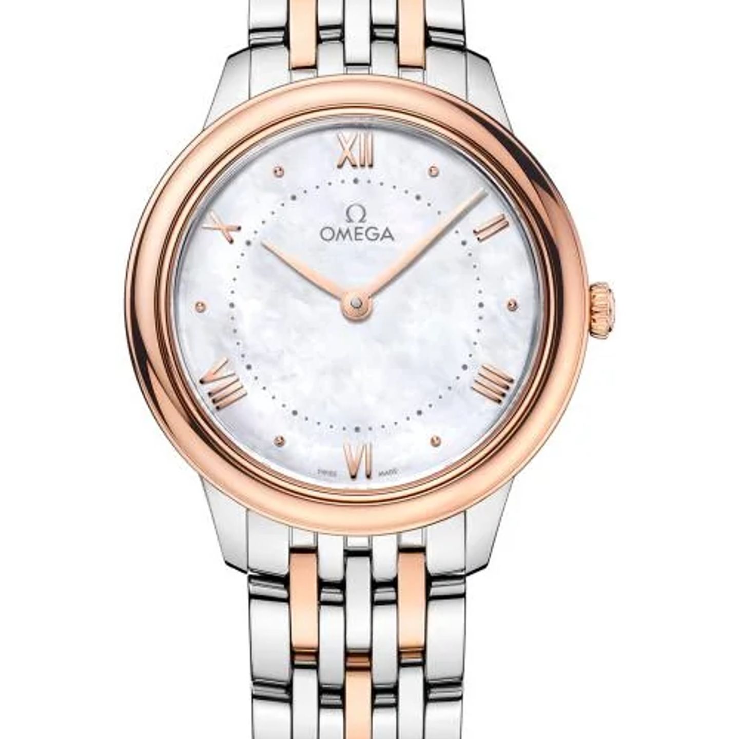 Omega De Ville 434.20.30.60.05.001 (2026) - Wit wijzerplaat 30mm Goud/Staal (1/1)