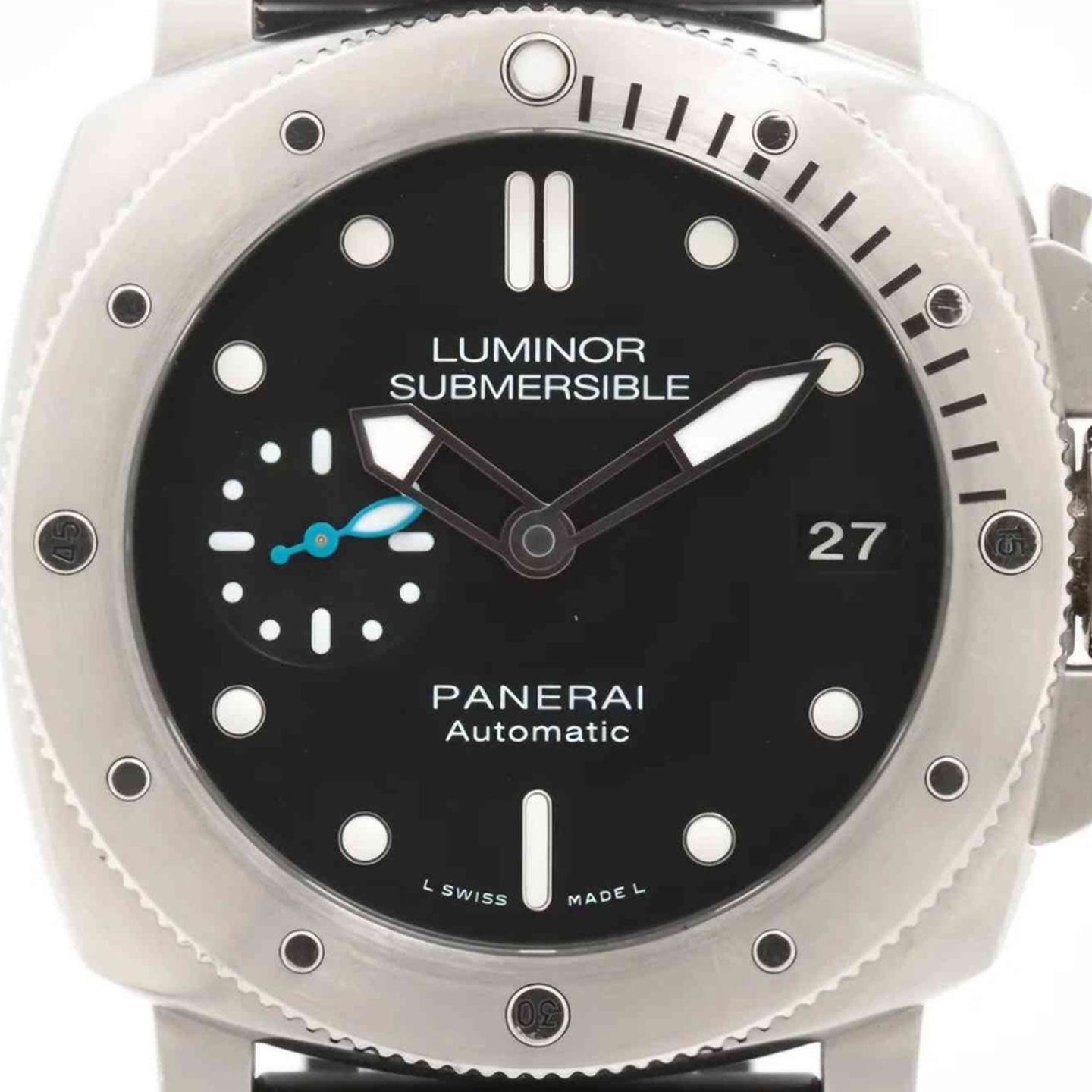 Panerai Luminor Submersible 1950 3 Days Automatic PAM00682 (2019) - Black dial 42 mm Steel case (2/3)