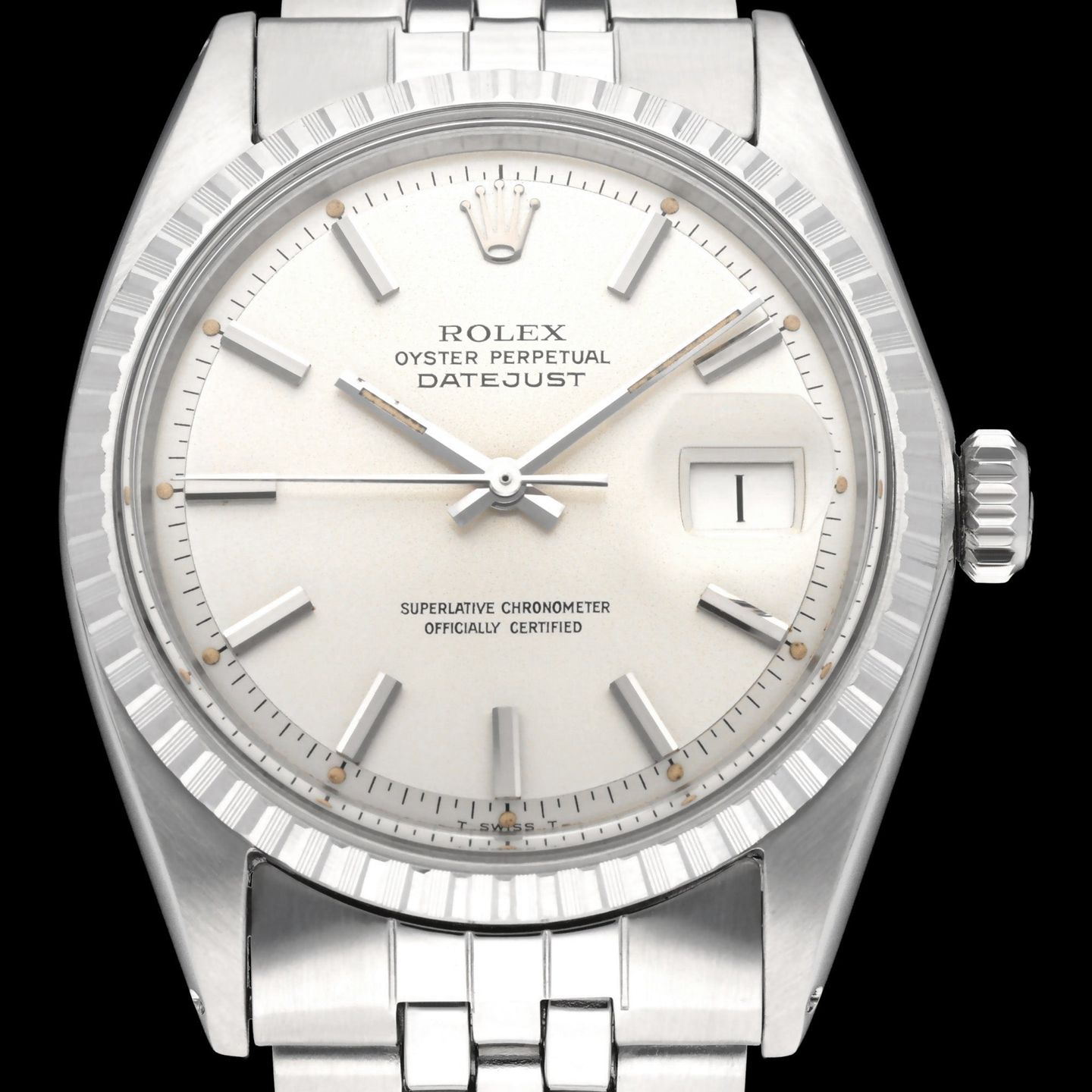 Rolex Datejust 1603 (1970) - 36mm Staal (1/8)