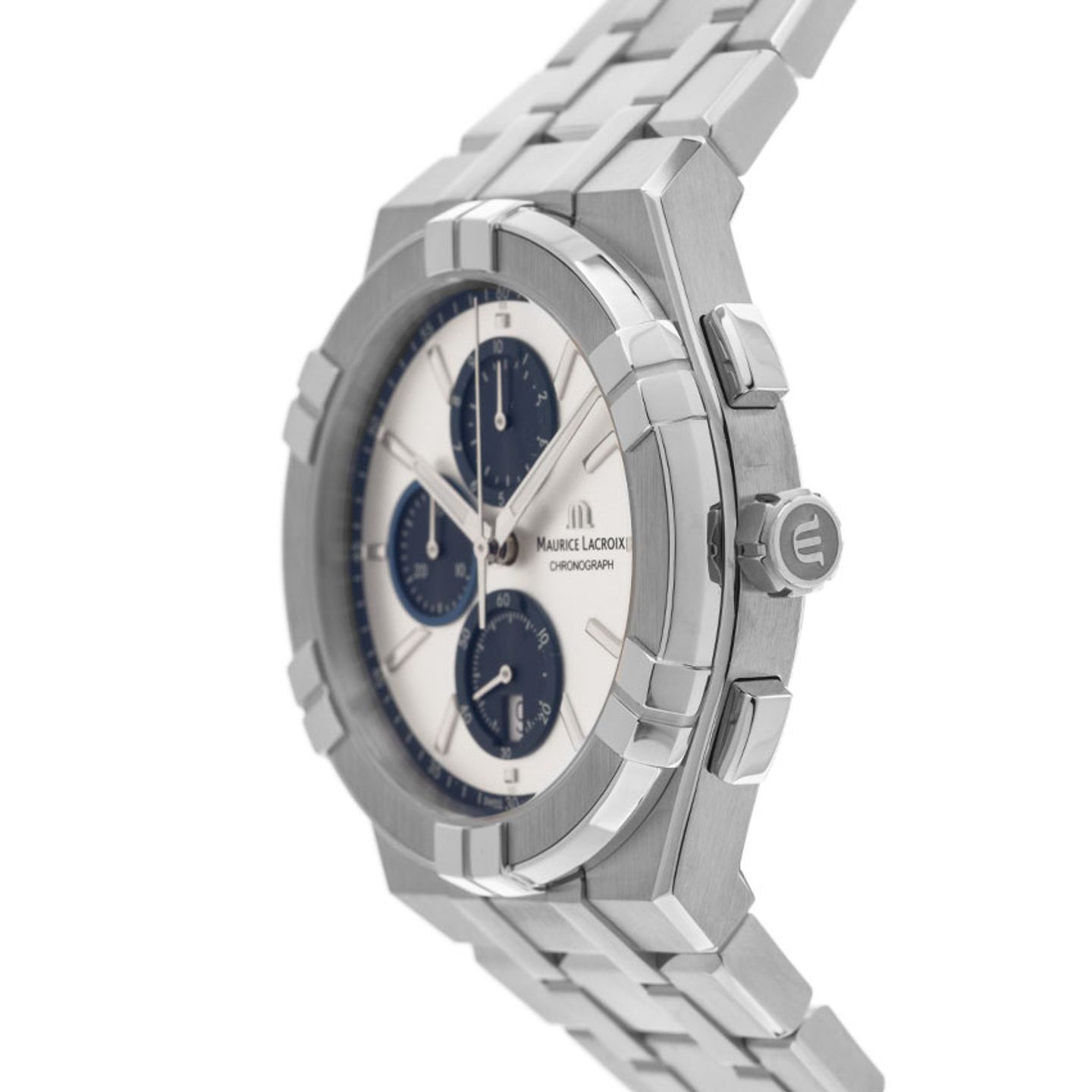 Maurice Lacroix Aikon AI1118-SS002-230-1 (Unknown (random serial)) - Silver dial 42 mm Steel case (4/7)