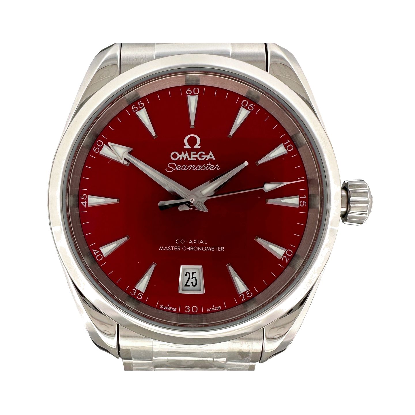 Omega Seamaster Aqua Terra 220.10.38.20.13.003 (2024) - Rood wijzerplaat 38mm Staal (1/7)