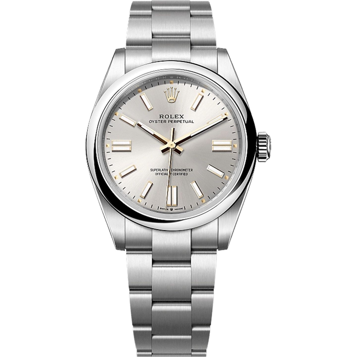 Rolex Oyster Perpetual 41 134300 (2025) - Zilver wijzerplaat 41mm Staal (1/1)