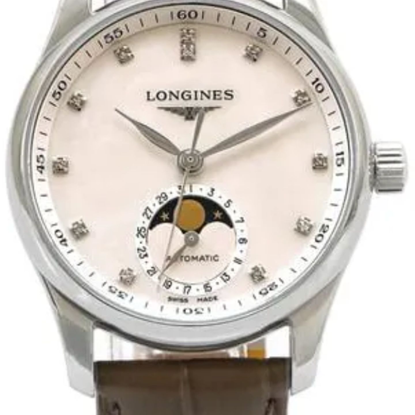 Longines Master Collection L2.409.4.87.4 (2024) - Pearl dial 34 mm Steel case (1/1)