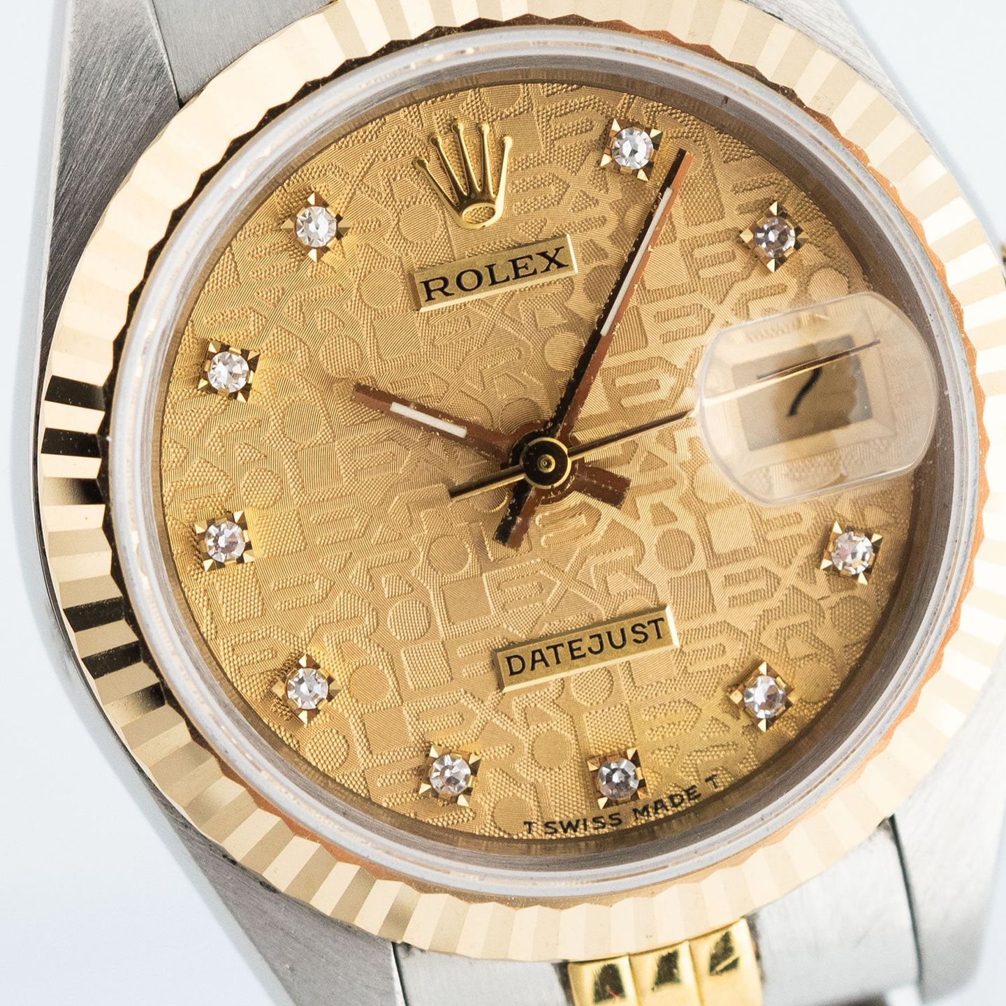Rolex Lady-Datejust 69173 (1981) - Champagne dial 26 mm Gold/Steel case (3/5)