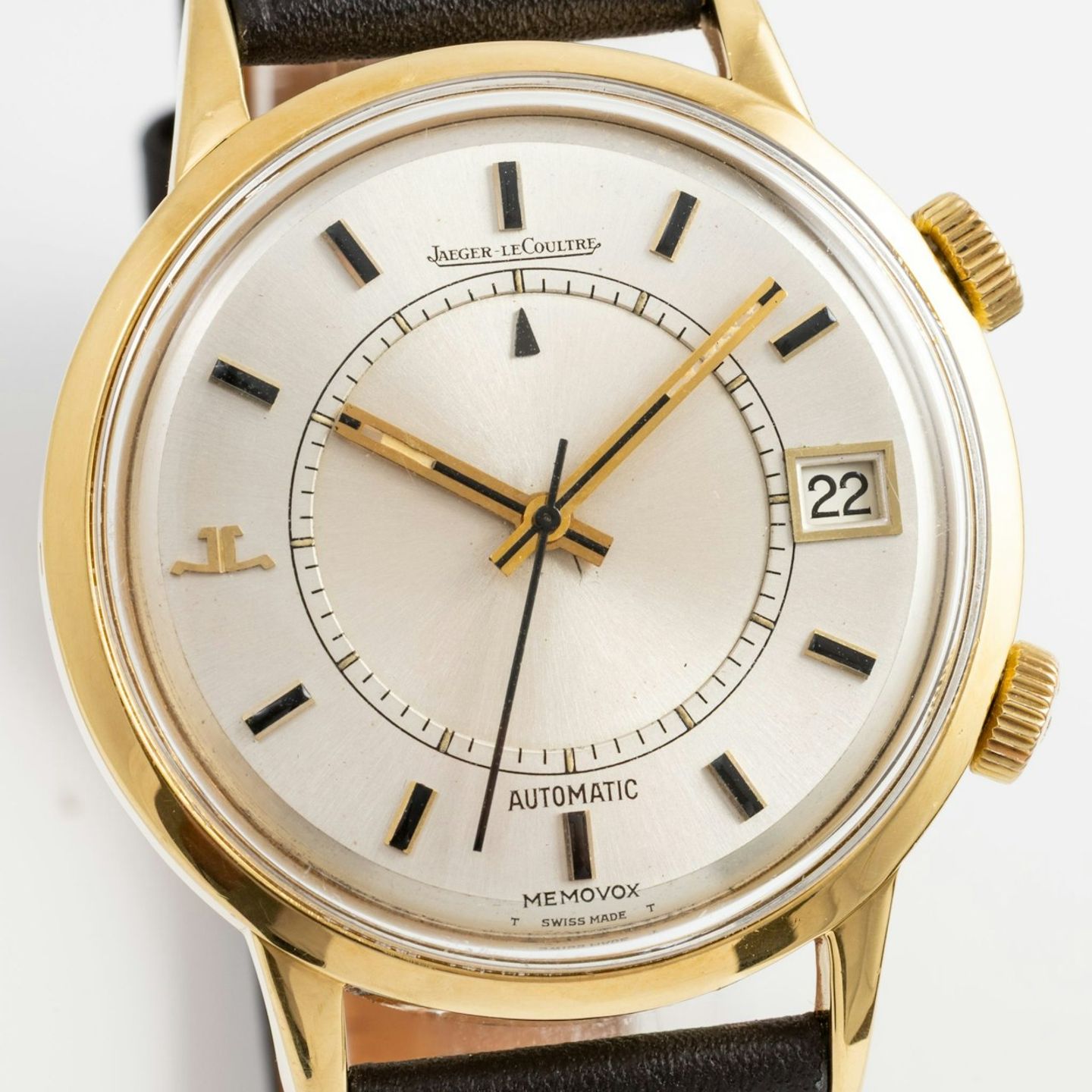 Jaeger-LeCoultre Memovox 875 (1971) - 37mm Geelgoud (3/8)