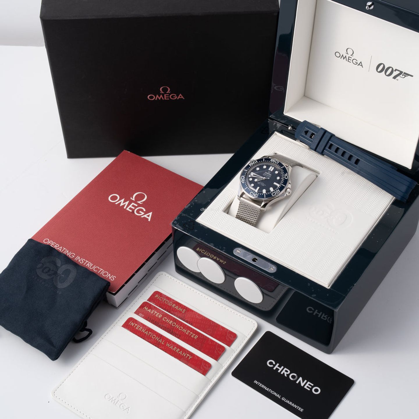 Omega Seamaster Diver 300 M 210.30.42.20.03.002 (2023) - Blue dial 42 mm Steel case (8/8)