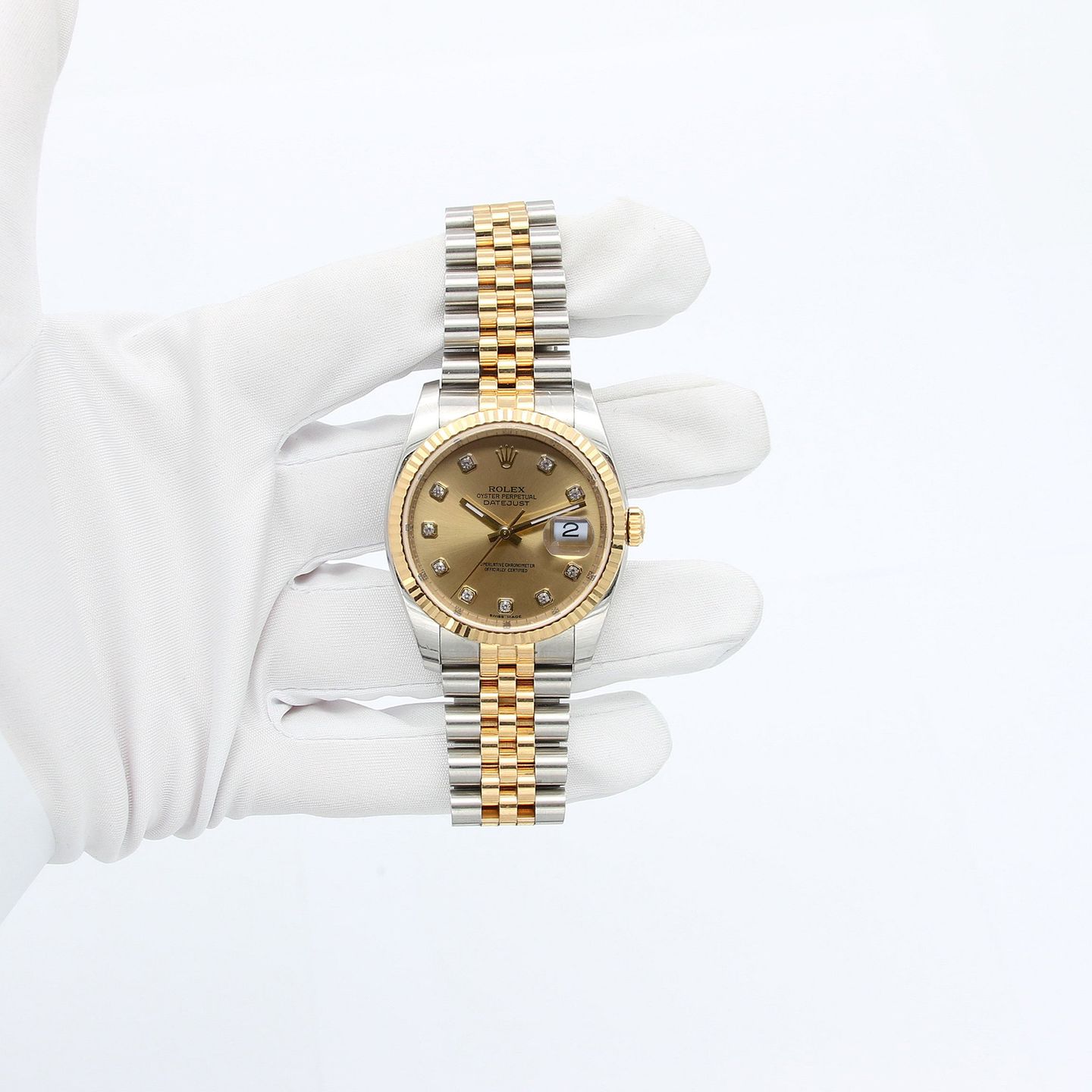 Rolex Datejust 36 116233 (Onbekend (willekeurig serienummer)) - 36mm Goud/Staal (3/5)