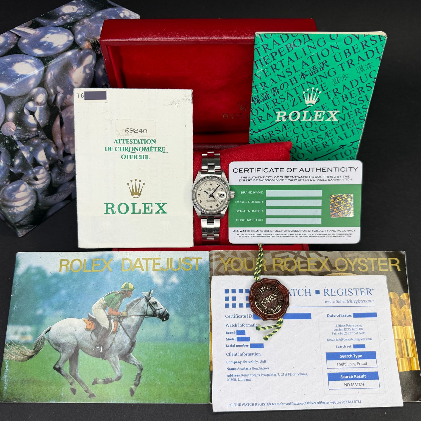 Rolex Oyster Perpetual Lady Date 69240 - (3/8)