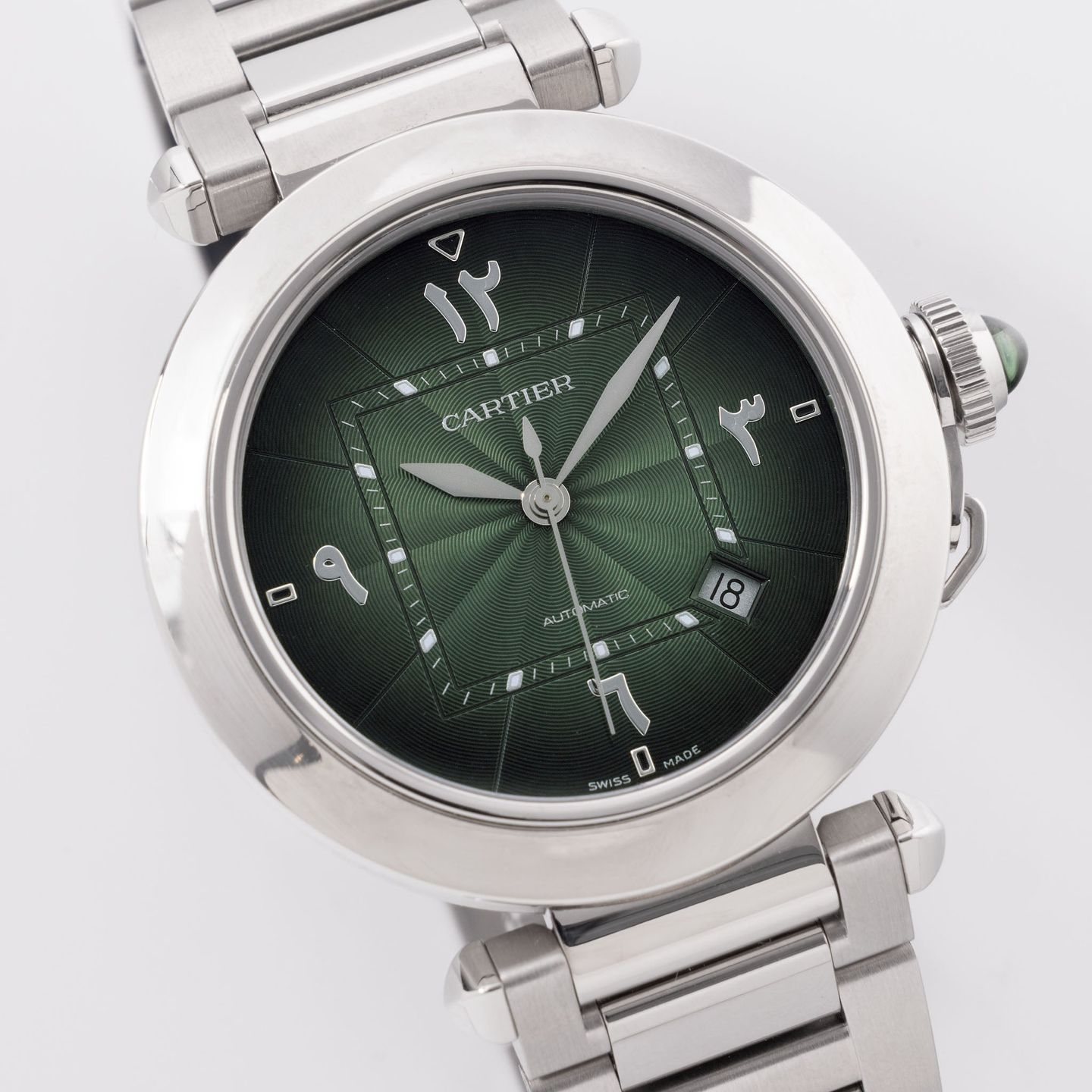 Cartier Pasha WSPA0022 (2021) - Green dial 41 mm Steel case (4/8)