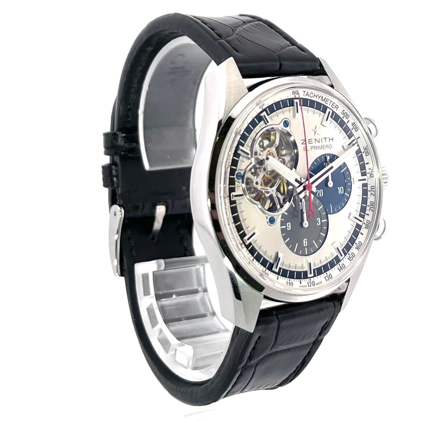 Zenith El Primero Chronomaster 03.2040.4061/69.C496 (2013) - Zilver wijzerplaat 42mm Staal (3/7)