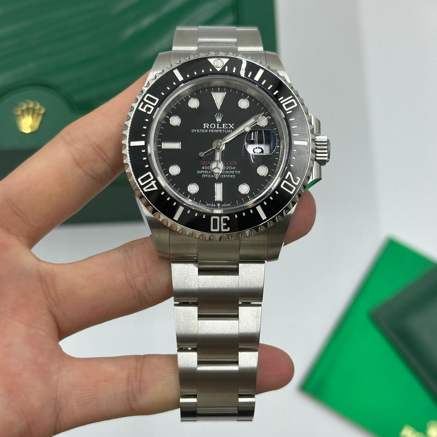 Rolex Sea-Dweller 126600 (2023) - Zwart wijzerplaat 43mm Staal (6/8)