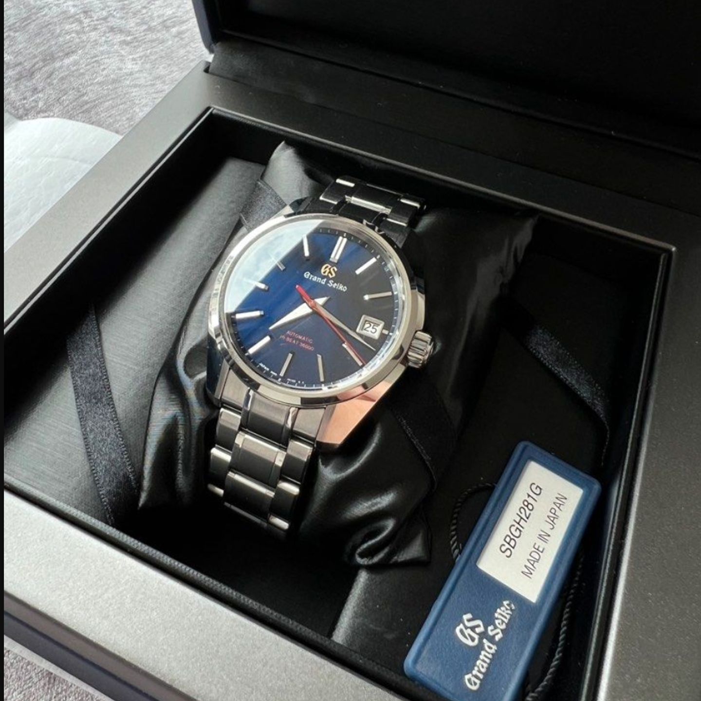 Grand Seiko Heritage Collection SBGH281 (Onbekend (willekeurig serienummer)) - Blauw wijzerplaat 40mm Staal (1/1)