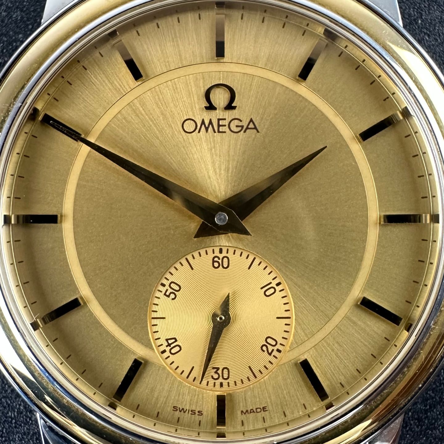 Omega De Ville 4720.11.01 (1998) - Champagne dial 34 mm Steel case (8/8)