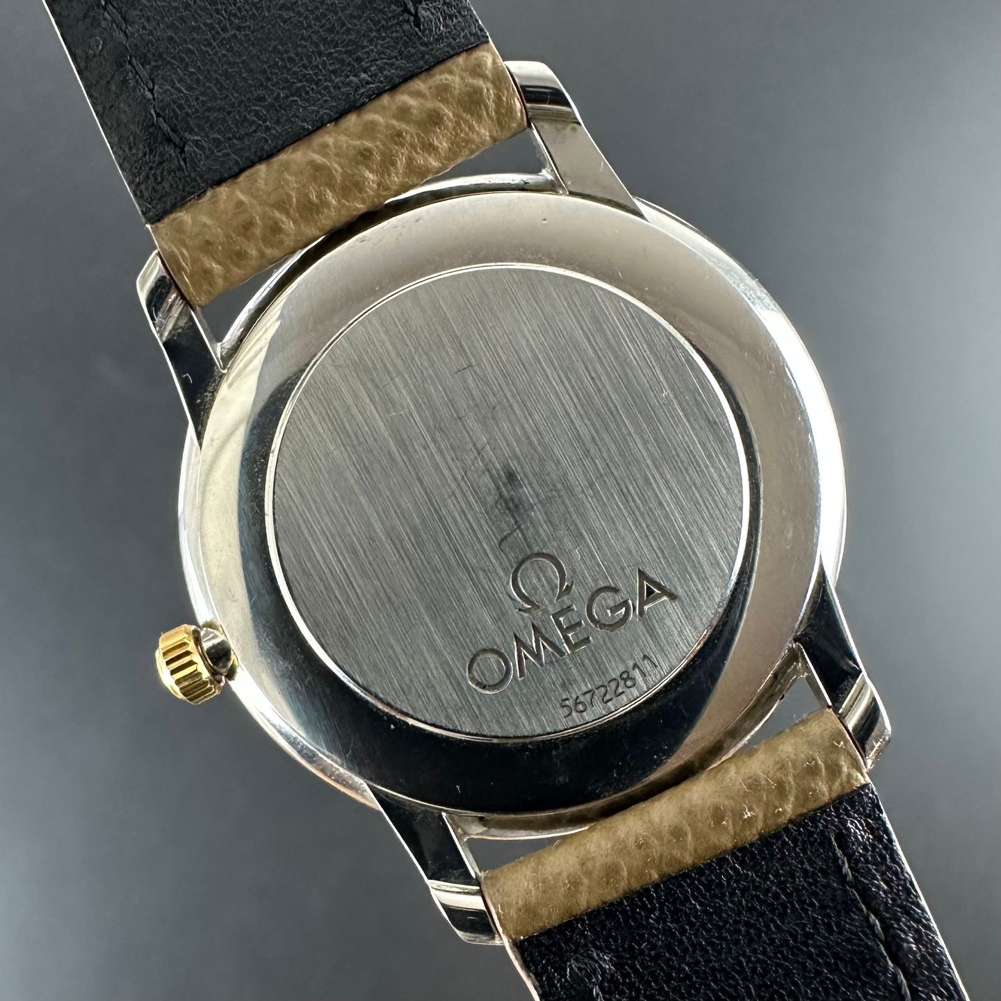 Omega De Ville 4720.11.01 (1998) - Champagne dial 34 mm Steel case (3/8)