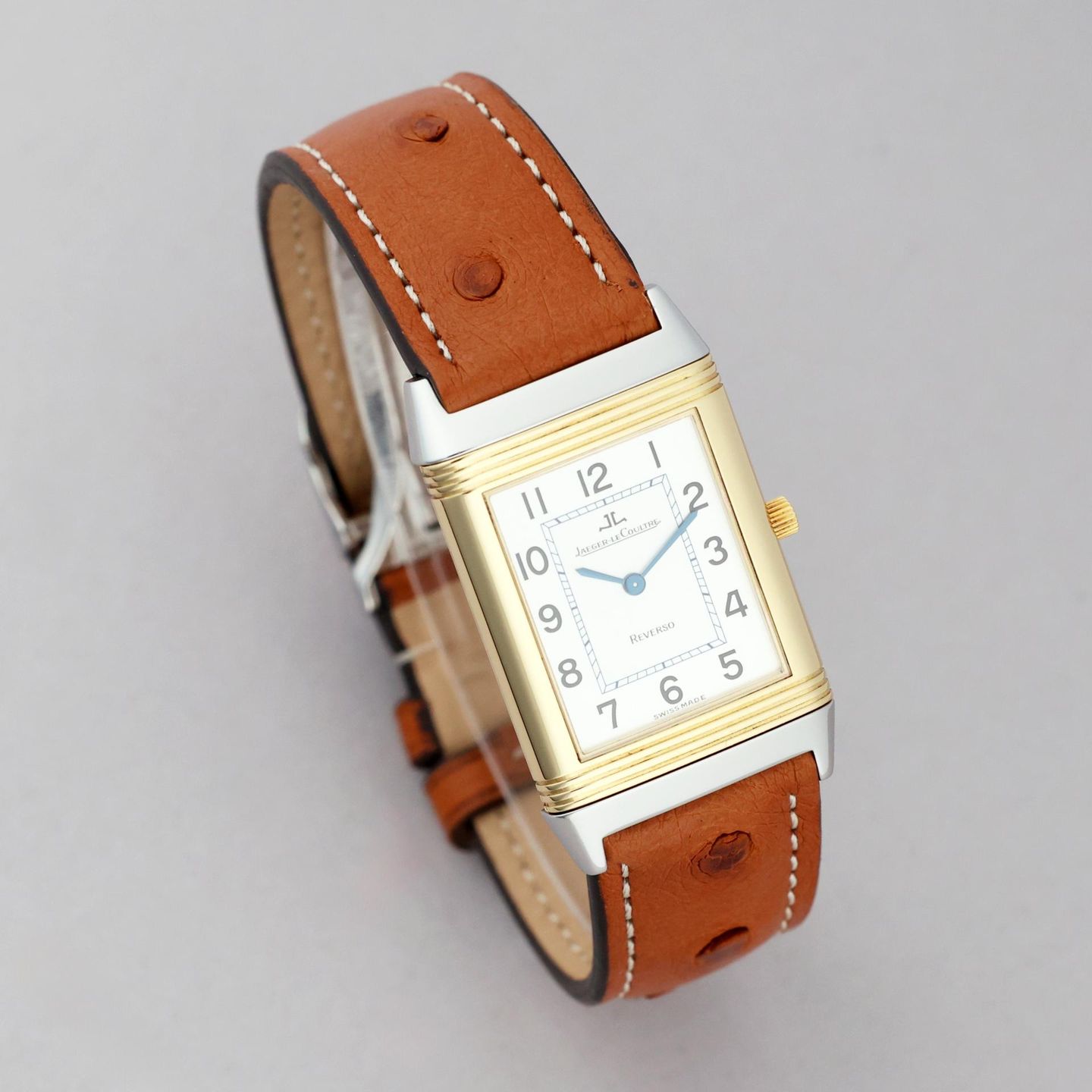 Jaeger-LeCoultre Reverso Classique 250.5.08 (2001) - White dial 23 mm Gold/Steel case (2/8)