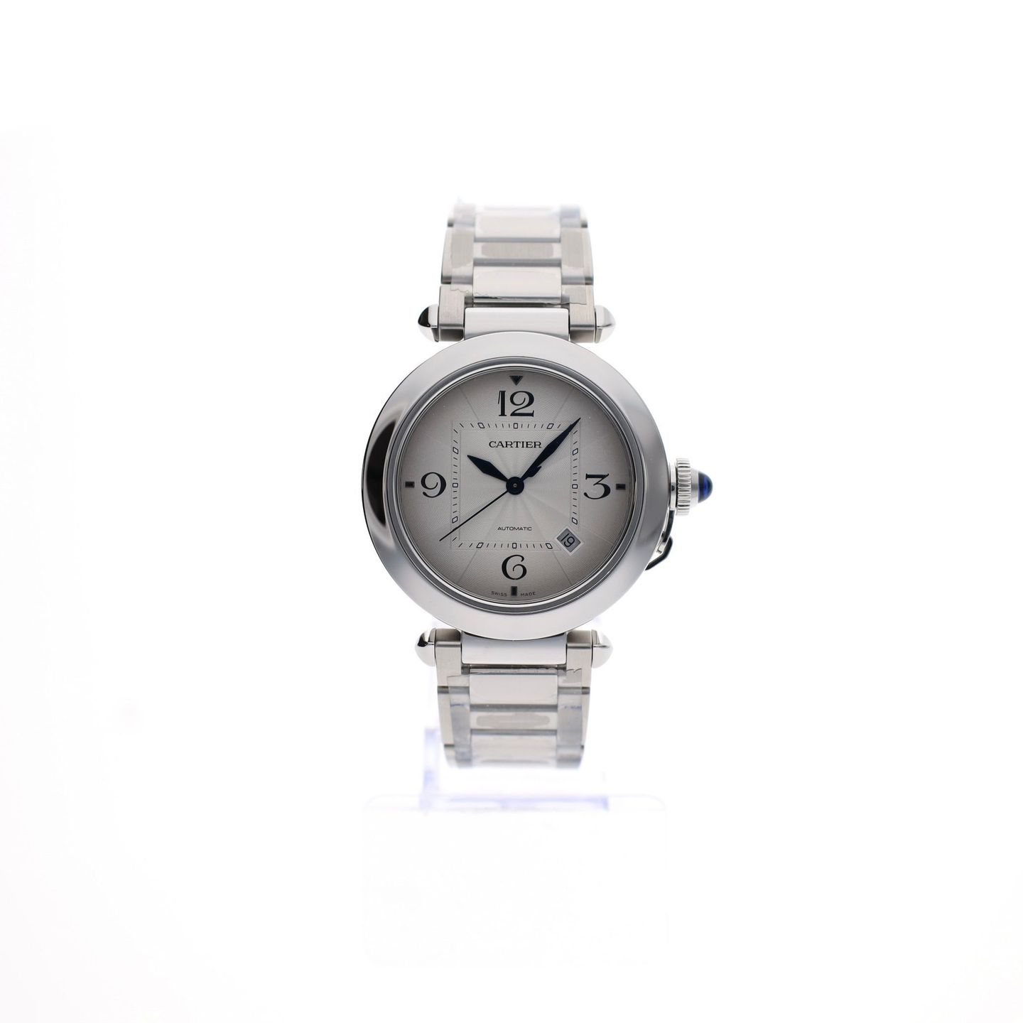 Cartier Pasha WSPA0009 (2025) - Silver dial 41 mm Steel case (1/8)