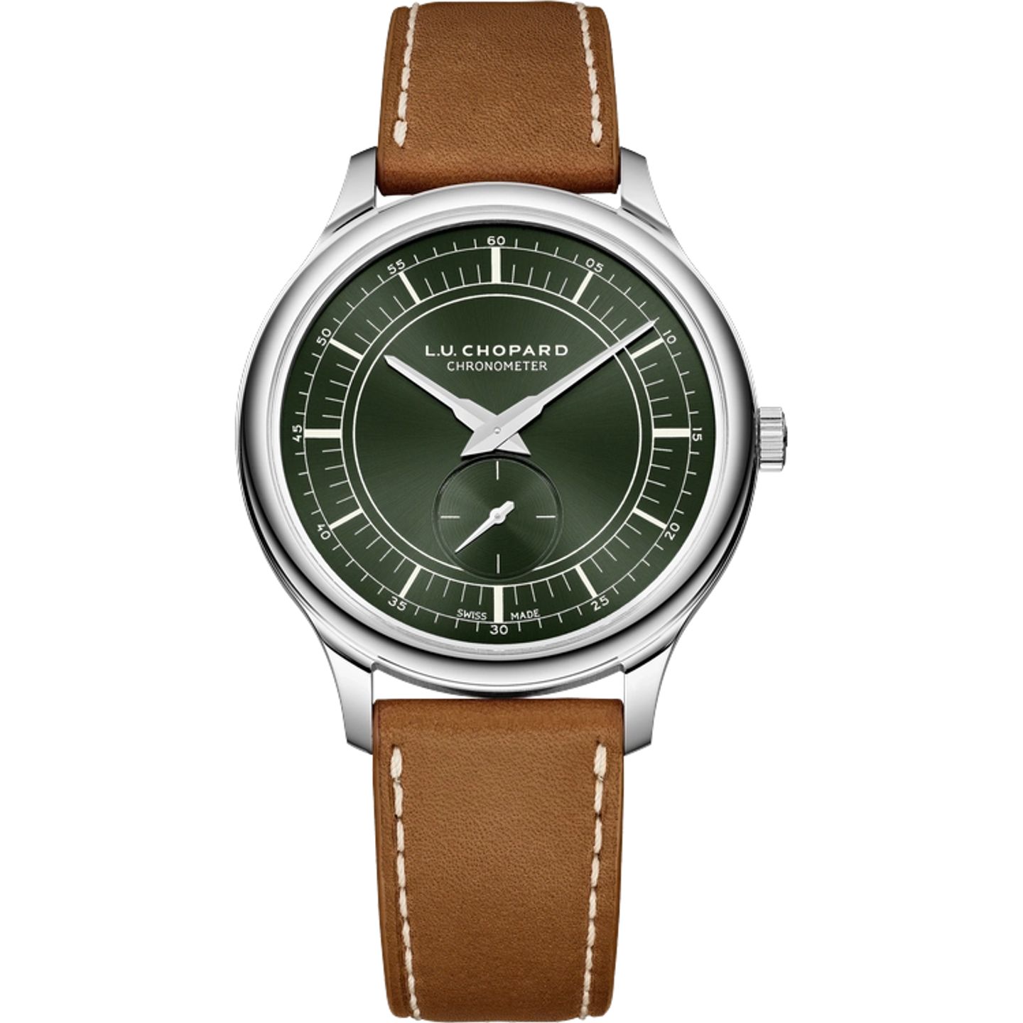 Chopard L.U.C 168629-3001 (2025) - Groen wijzerplaat 40mm Staal (1/1)