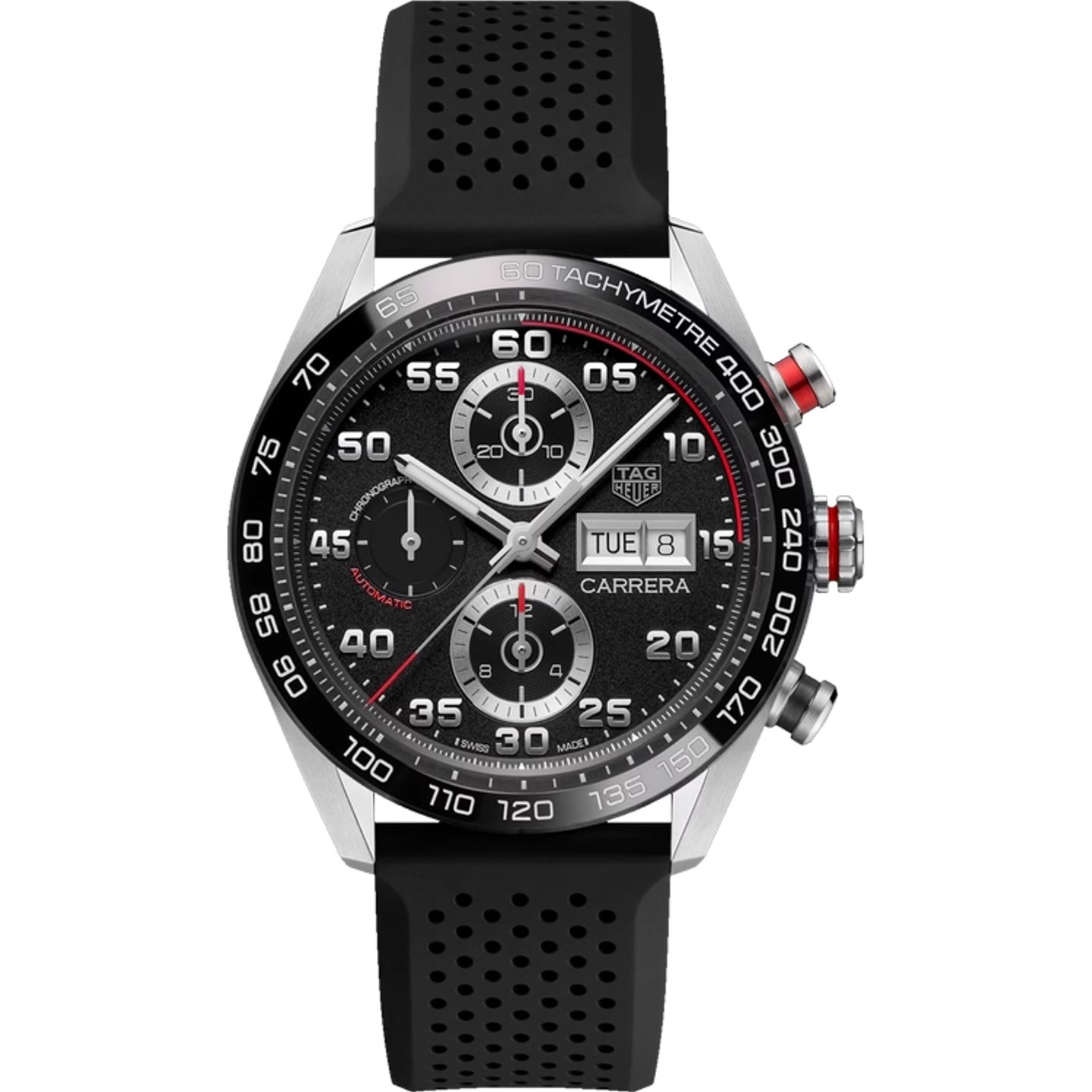 TAG Heuer Carrera Calibre 16 CBN2A1AA.FT6228 (2026) - Zwart wijzerplaat 44mm Staal (1/1)