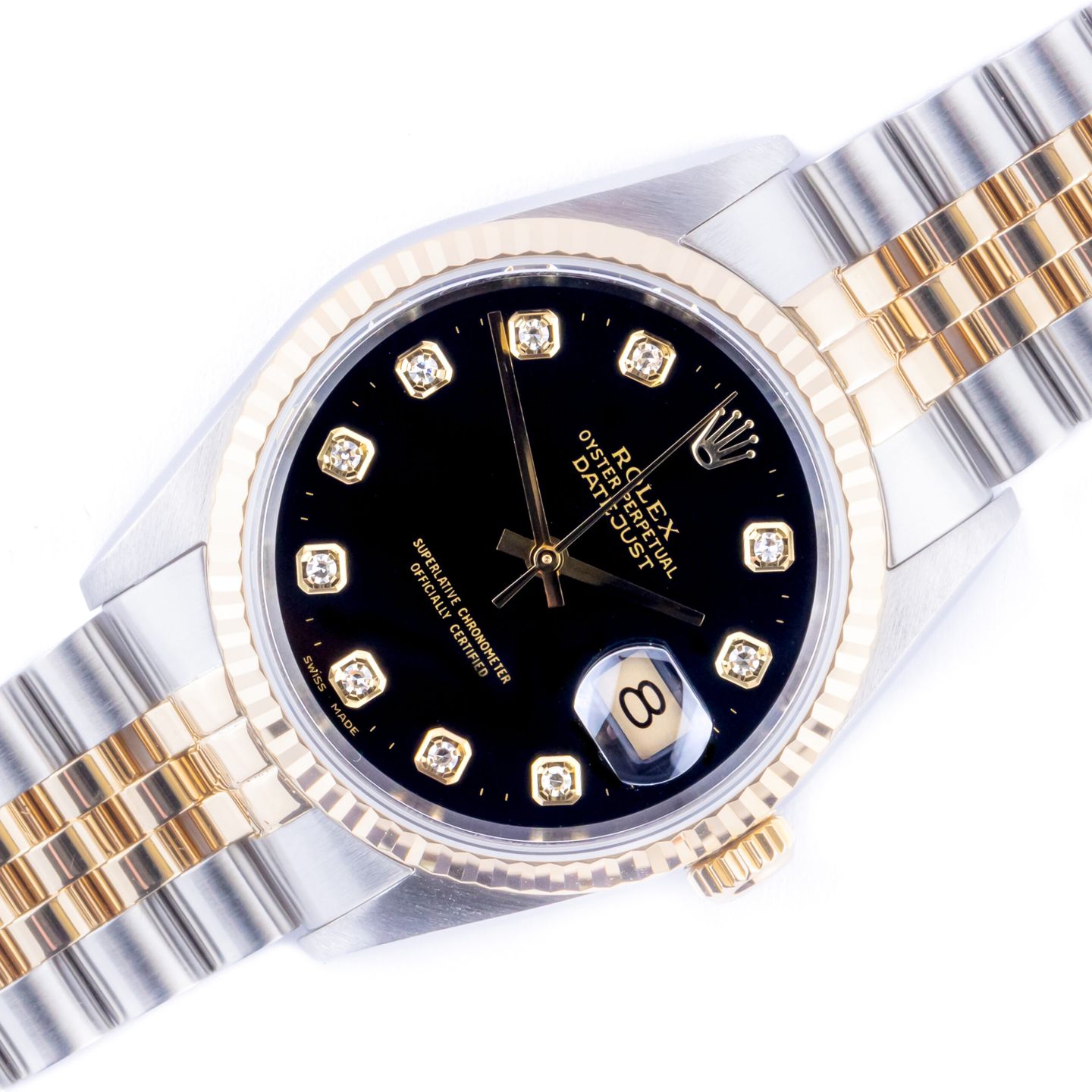 Rolex Datejust 36 16233 (2000) - 36mm Goud/Staal (1/8)