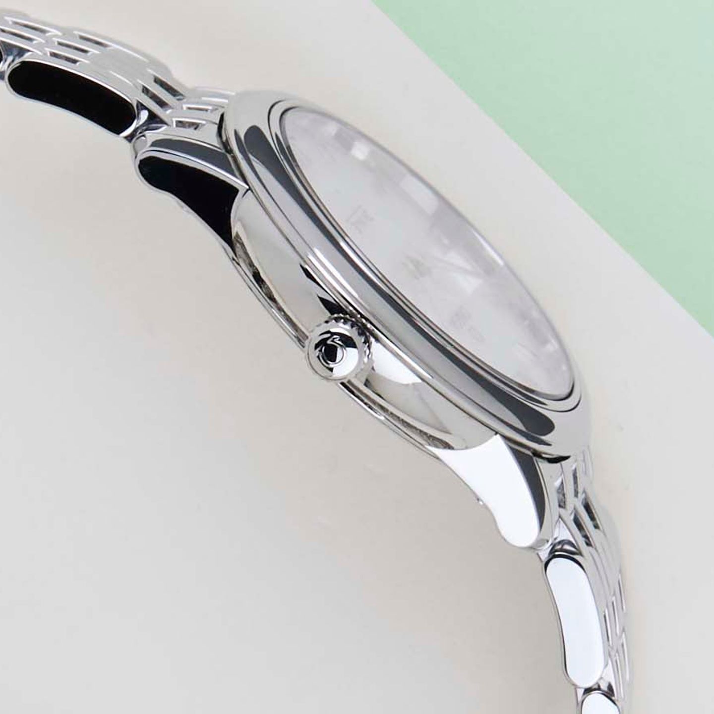 Omega De Ville Prestige 424.10.27.60.05.001 (2023) - Pearl dial 27 mm Steel case (8/8)