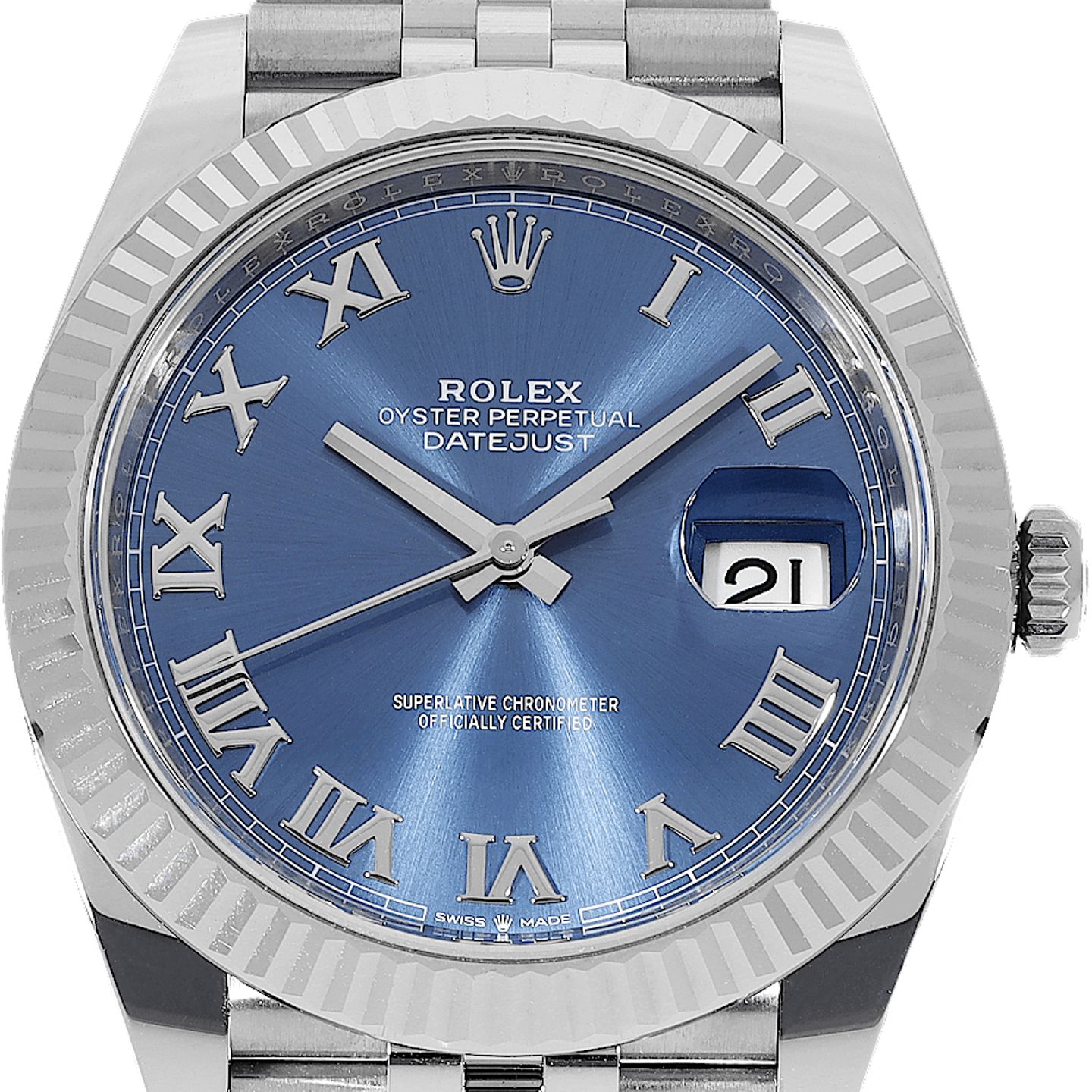 Rolex Datejust 41 126334 (2022) - Blue dial 40 mm Steel case (1/5)