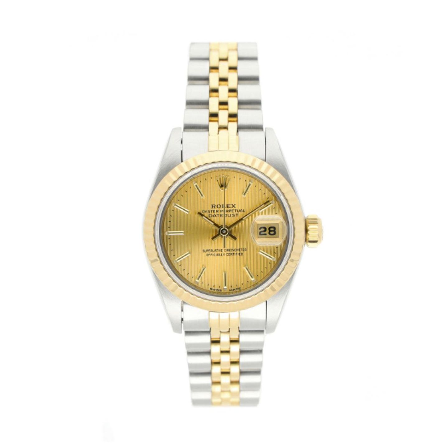Rolex Lady-Datejust 69173 (1986) - 26mm Goud/Staal (1/5)