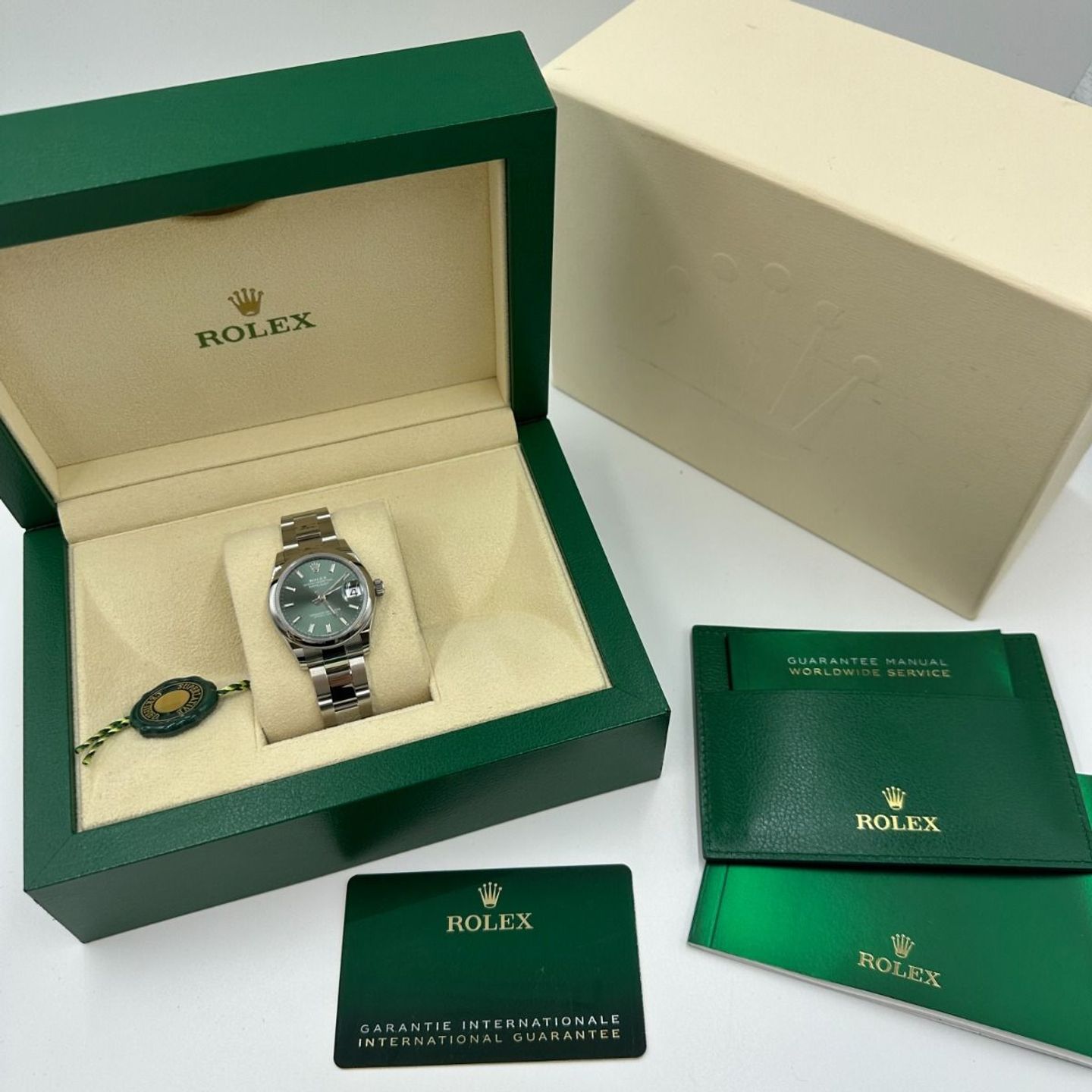 Rolex Datejust 31 278240 (2024) - Groen wijzerplaat 31mm Staal (2/8)