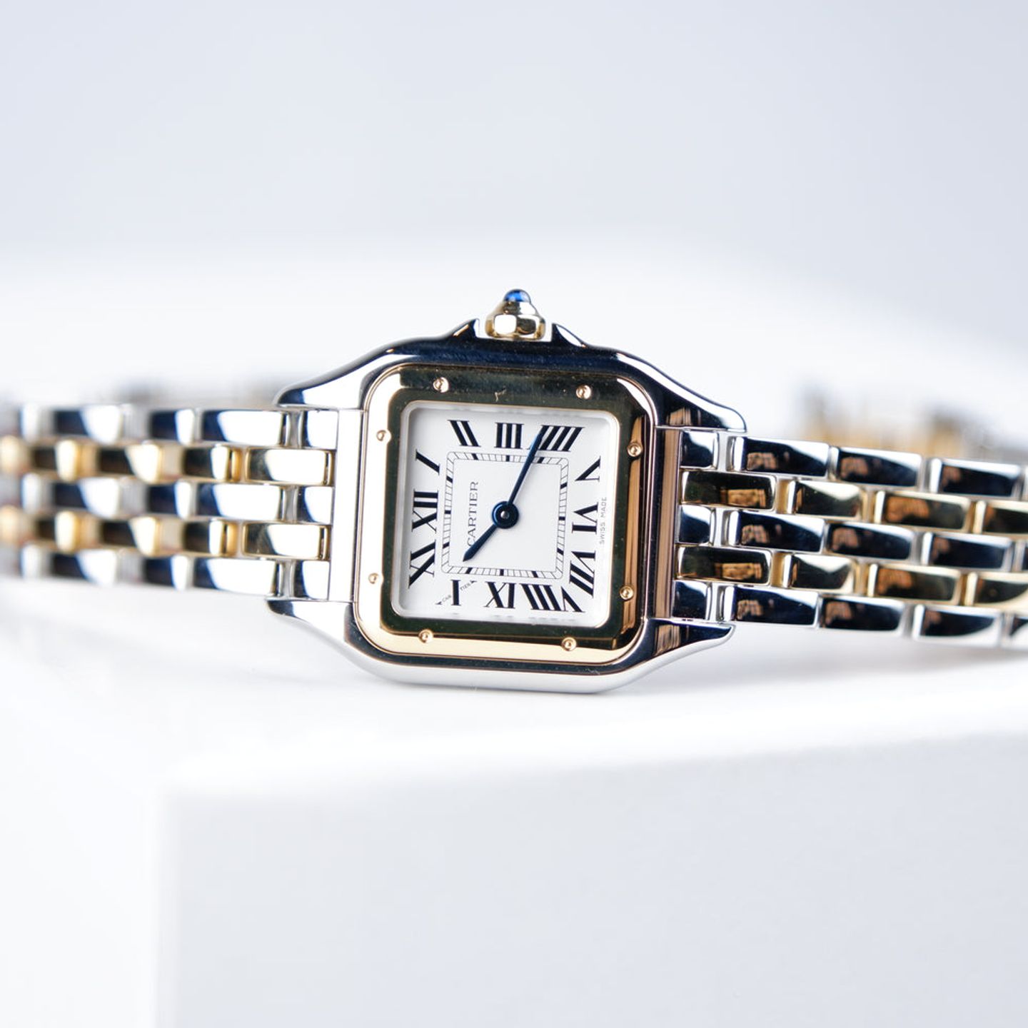 Cartier Panthère W2PN0018 (2026) - Wit wijzerplaat 30mm Goud/Staal (1/2)