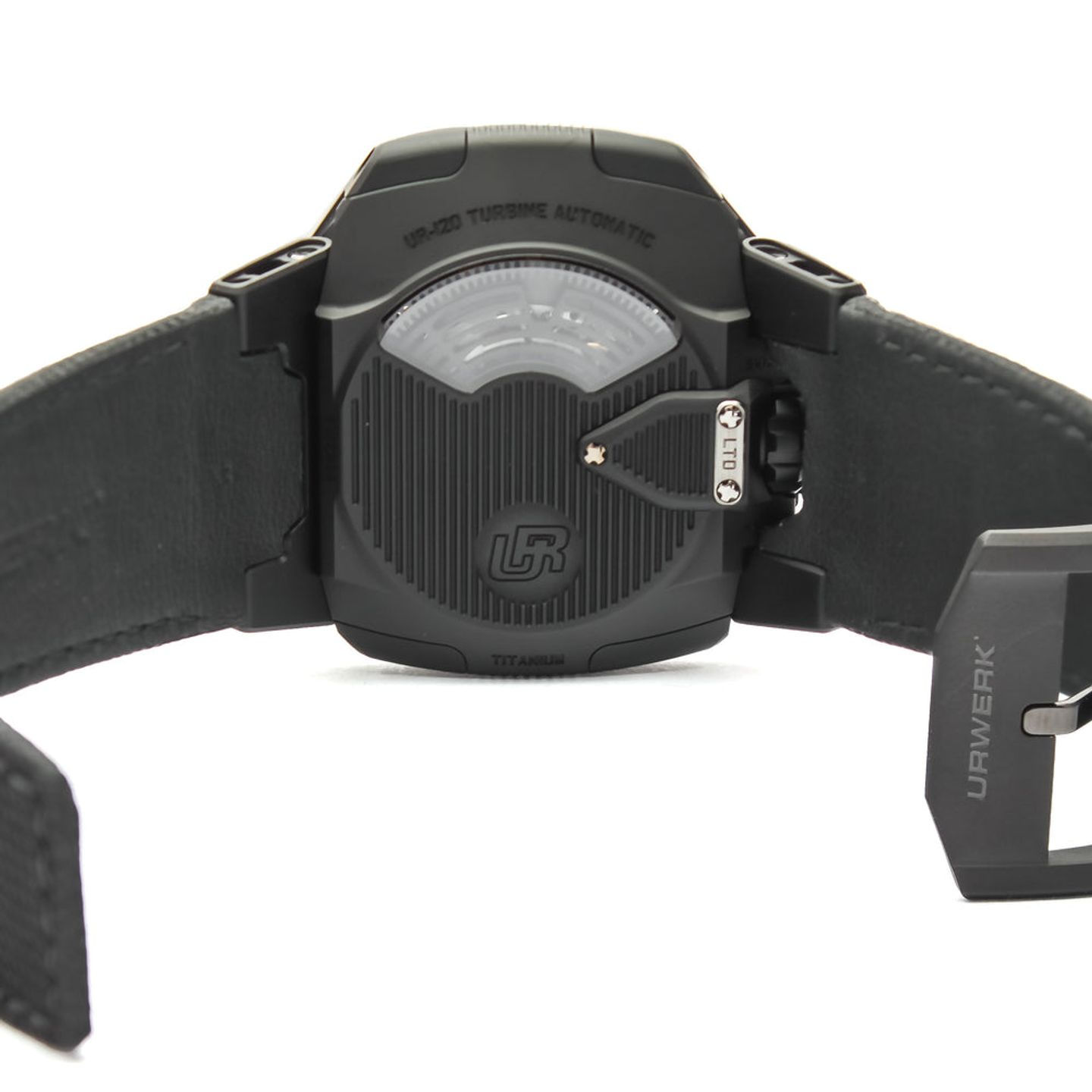 Urwerk Unknown UR-120 (2023) - Black dial 47 mm Titanium case (5/6)