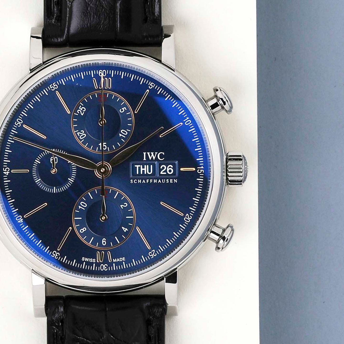 IWC Portofino Chronograph IW391036 (2023) - Zilver wijzerplaat 42mm Staal (5/8)