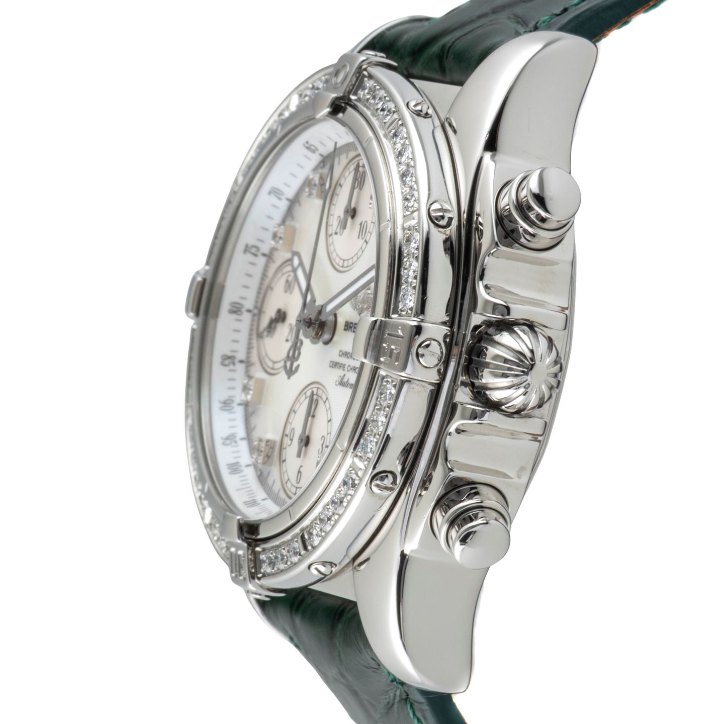 Breitling Chrono Cockpit A13357 (2004) - Silver dial 39 mm Steel case (6/8)