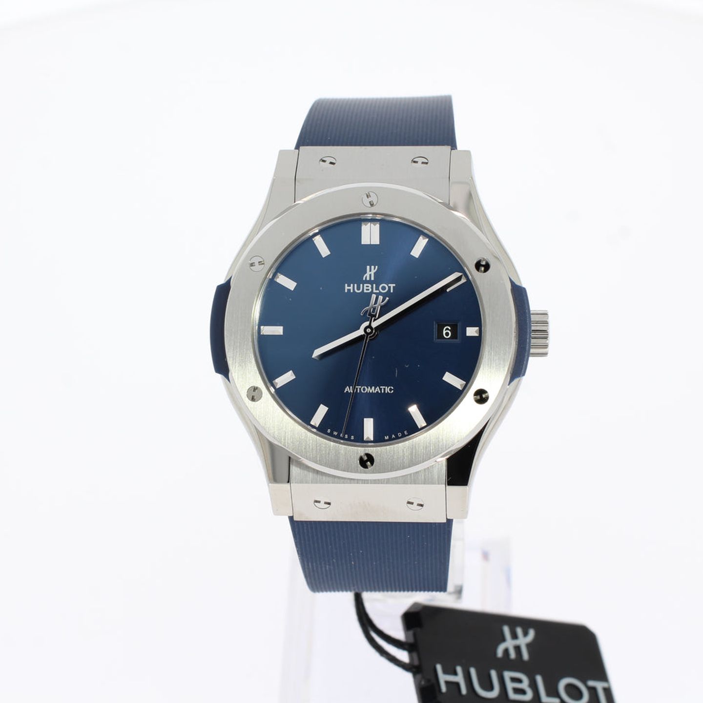 Hublot Classic Fusion Blue 542.NX.7170.RX (2025) - Blue dial 42 mm Titanium case (1/4)