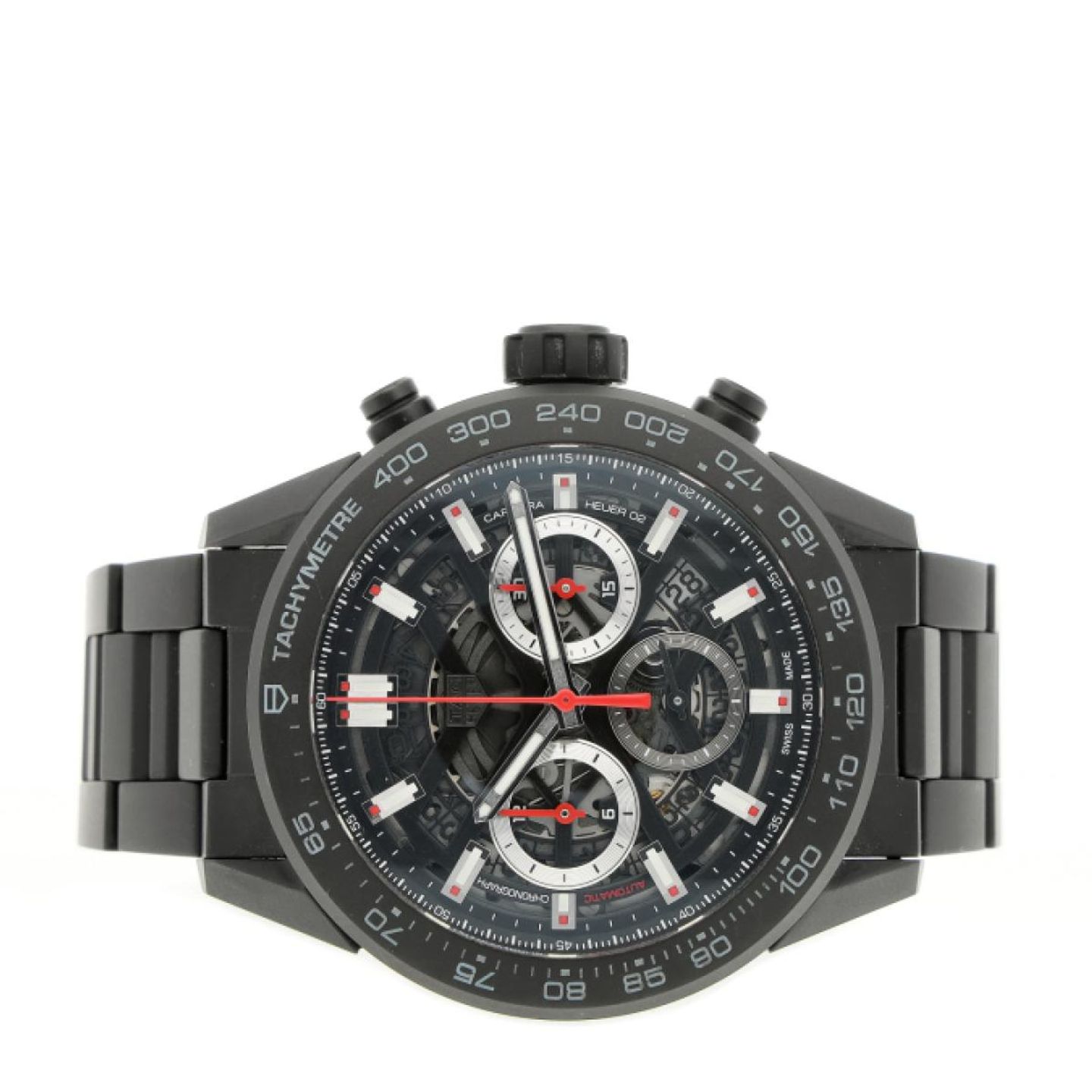 TAG Heuer Carrera CBG2A90.BH0653 (2022) - Transparent dial 45 mm Ceramic case (6/8)