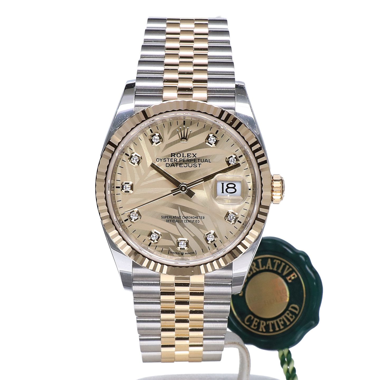 Rolex Datejust 36 126233 (2023) - Champagne dial 36 mm Steel case (4/8)