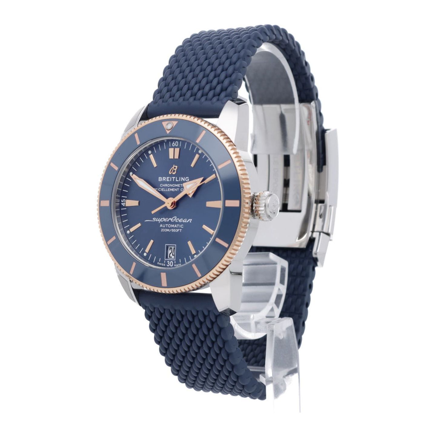 Breitling Superocean Heritage UB2010161C1S1 (2025) - Blue dial 42 mm Steel case (2/7)