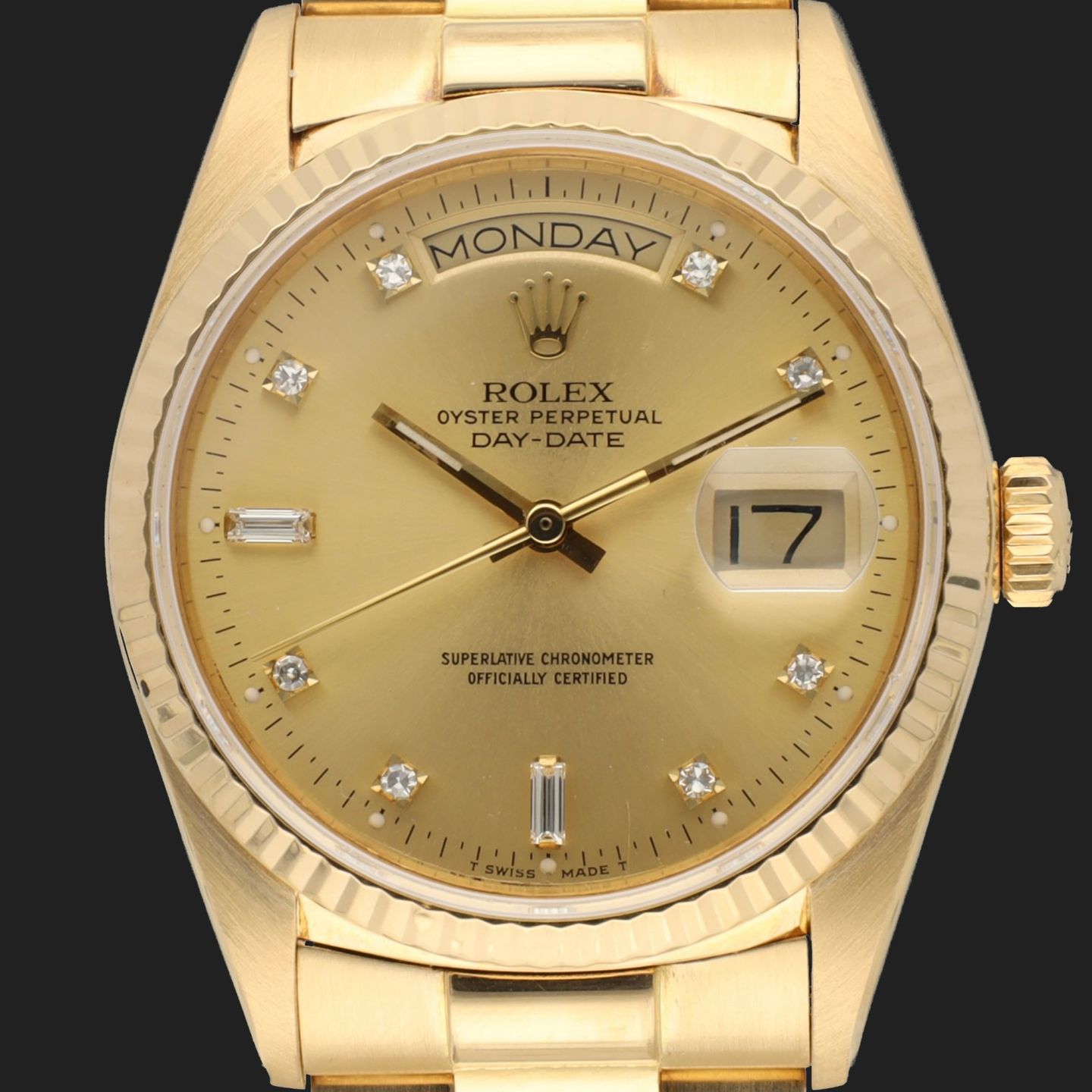 Rolex Day-Date 36 18038 (1988) - 36 mm Yellow Gold case (2/8)