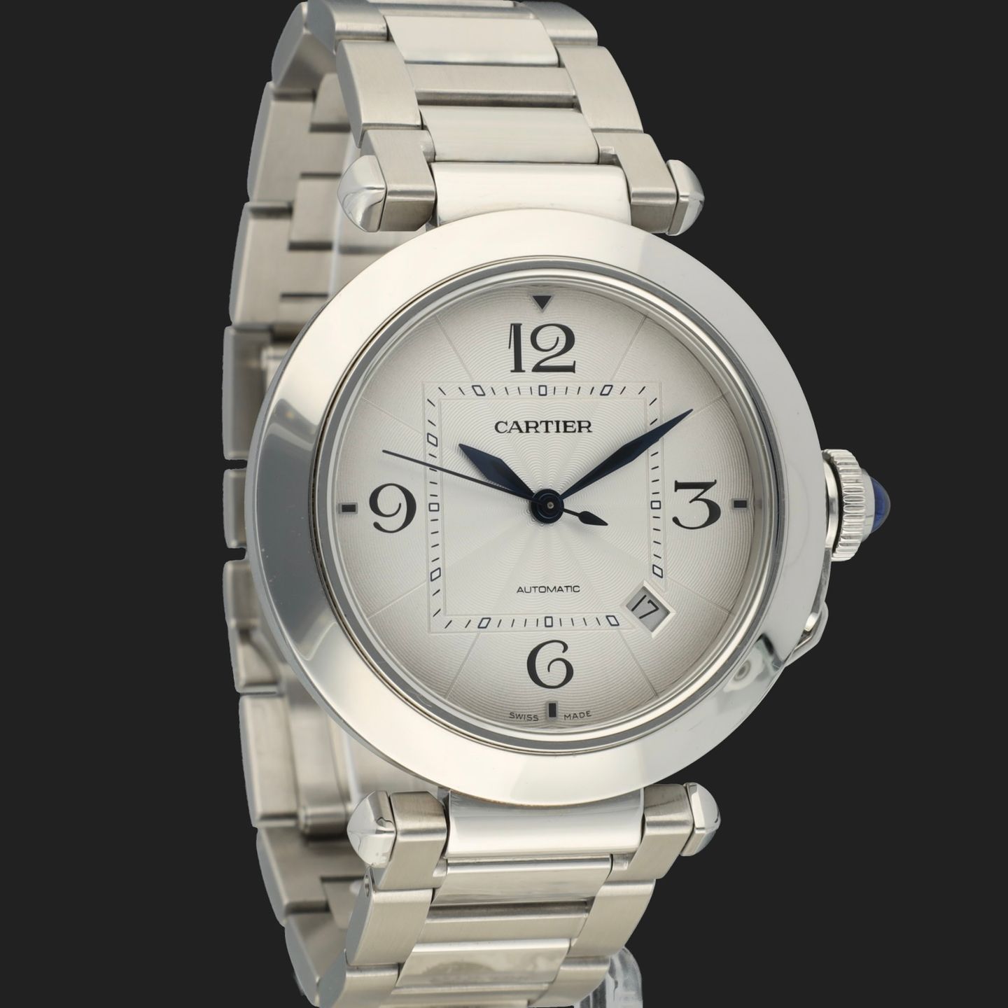 Cartier Pasha WSPA0009 (2022) - Silver dial 41 mm Steel case (4/8)