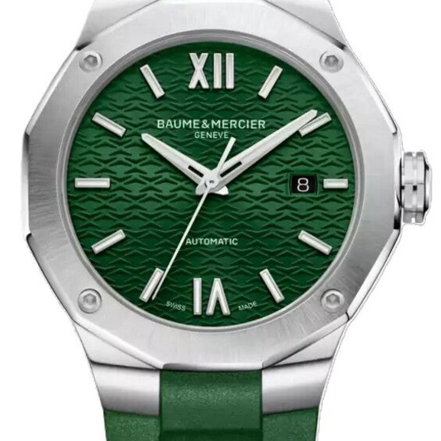 Baume & Mercier Riviera M0A10618 (2026) - Groen wijzerplaat 42mm Staal (1/1)