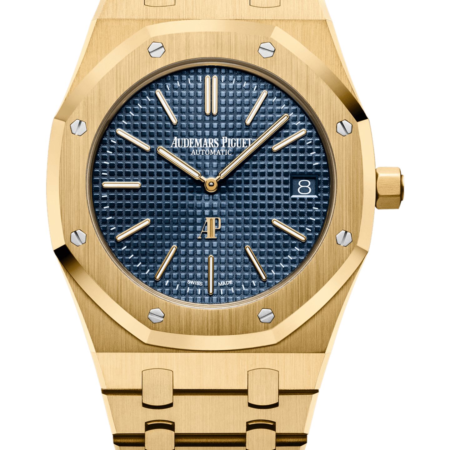 Audemars Piguet Royal Oak Jumbo 15202BA.OO.1240BA.01 (2025) - Blue dial 39 mm Yellow Gold case (1/1)
