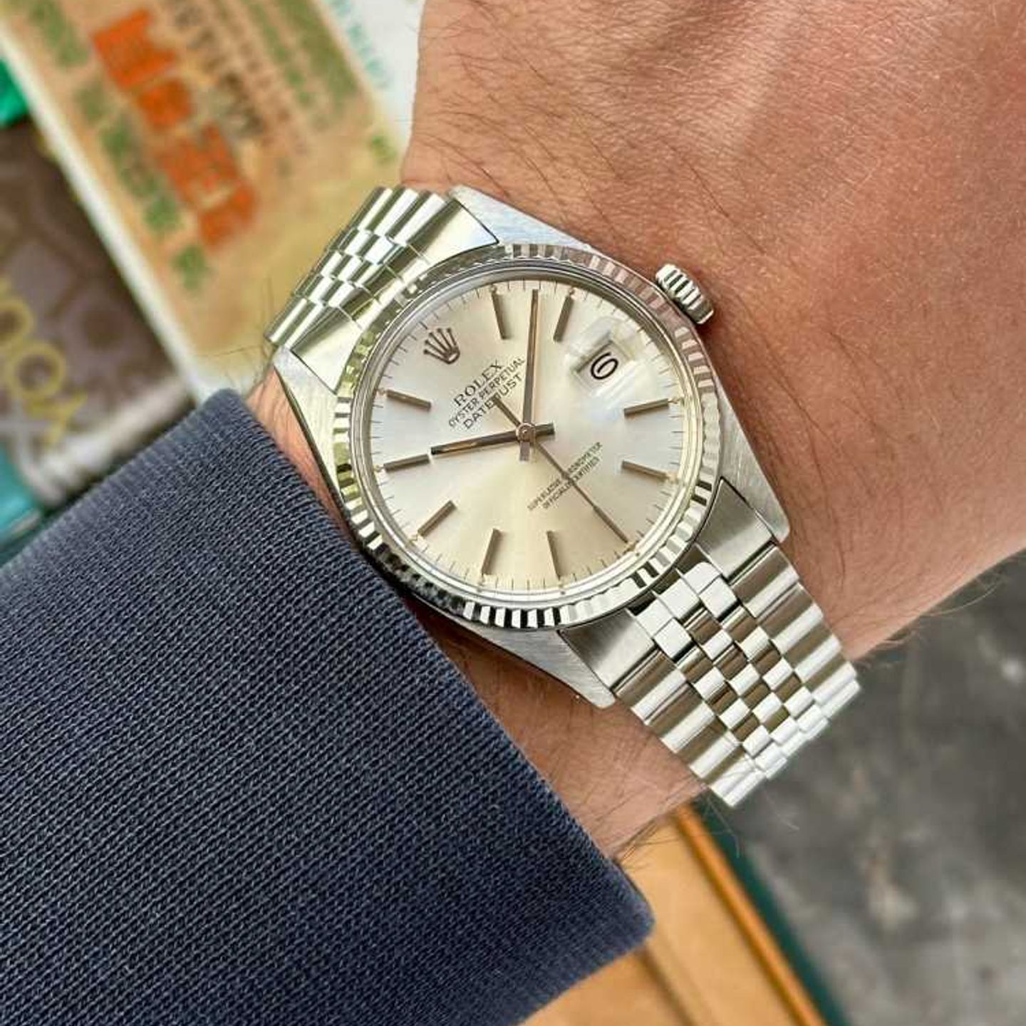 Rolex Datejust 36 16014 (1979) - Silver dial 36 mm Steel case (2/8)