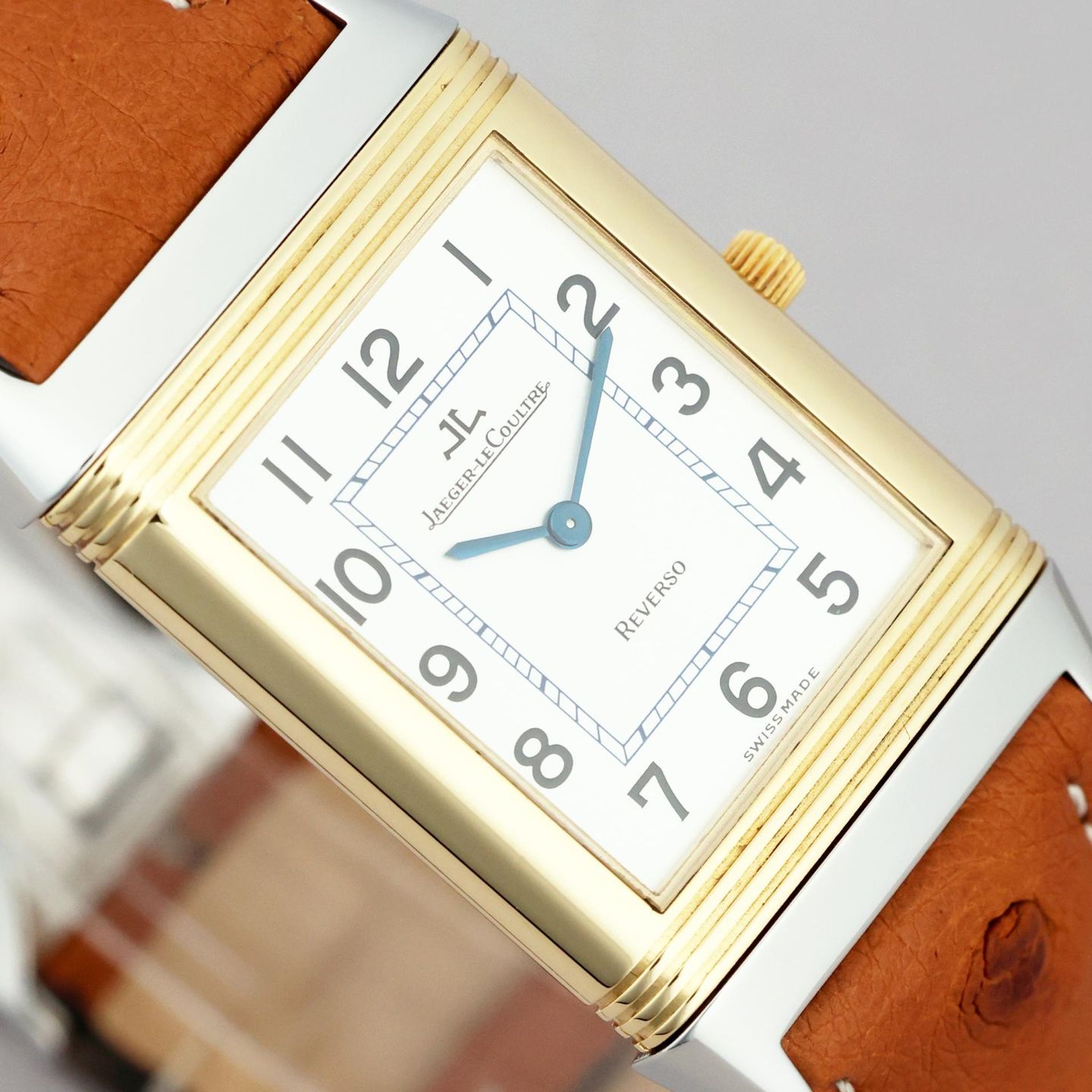 Jaeger-LeCoultre Reverso Classique 250.5.08 (2001) - White dial 23 mm Gold/Steel case (3/8)