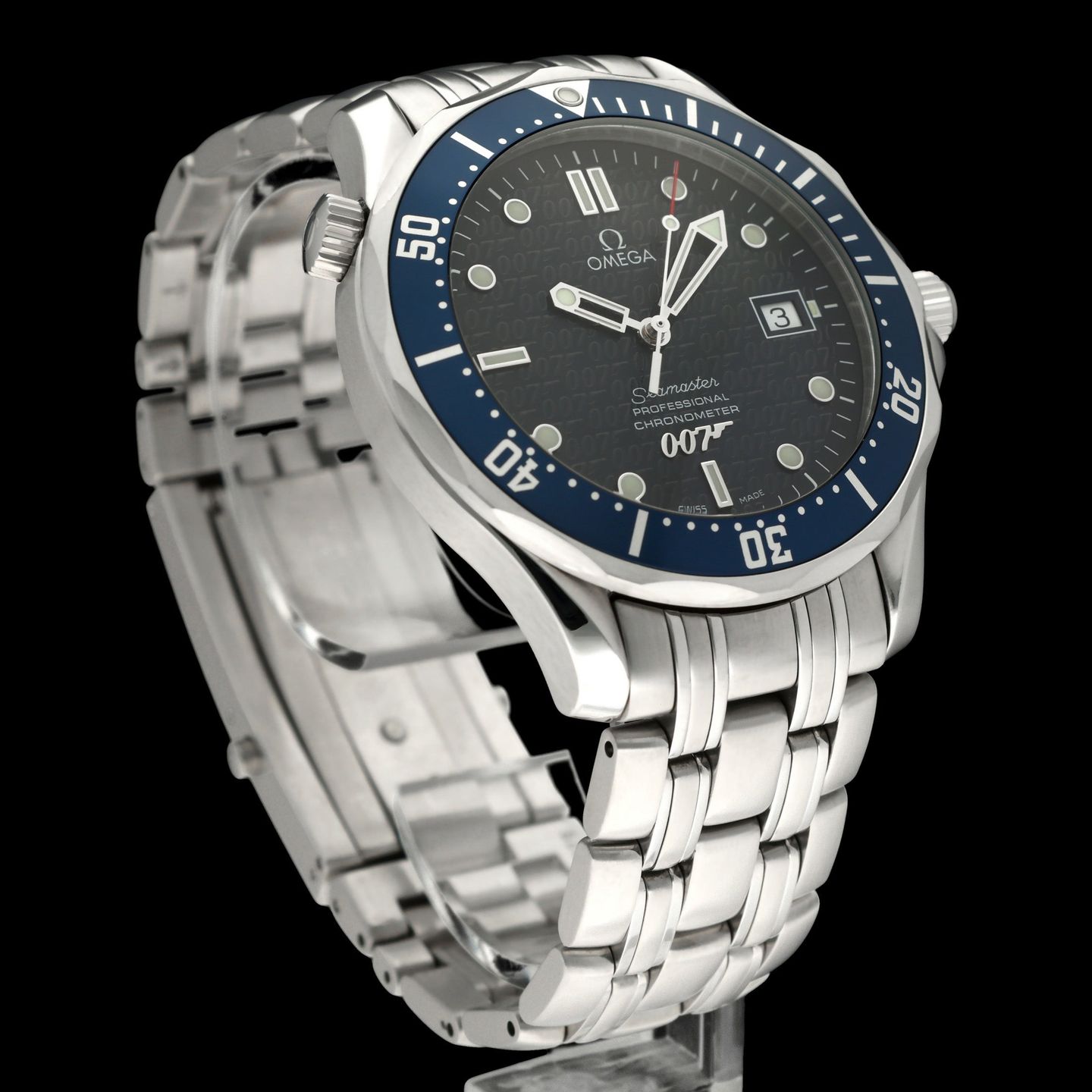 Omega Seamaster 2537.80 (2003) - Blue dial 41 mm Steel case (6/8)