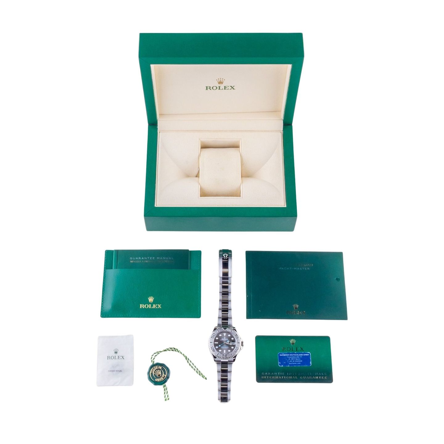 Rolex Yacht-Master 37 268622 (2024) - Grijs wijzerplaat 37mm Staal (8/8)