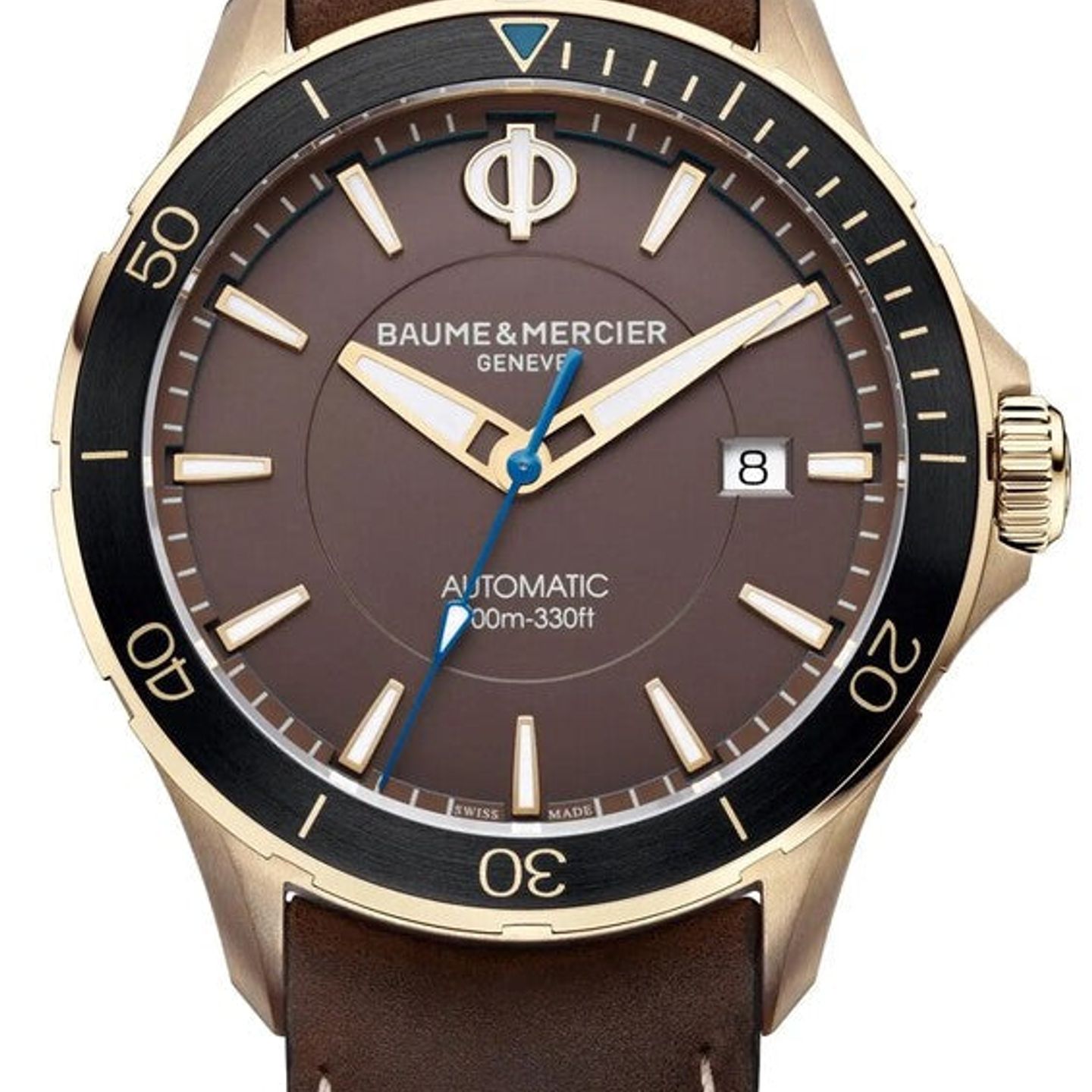Baume & Mercier Clifton M0A10501 (2025) - Brown dial 42 mm Bronze case (1/1)
